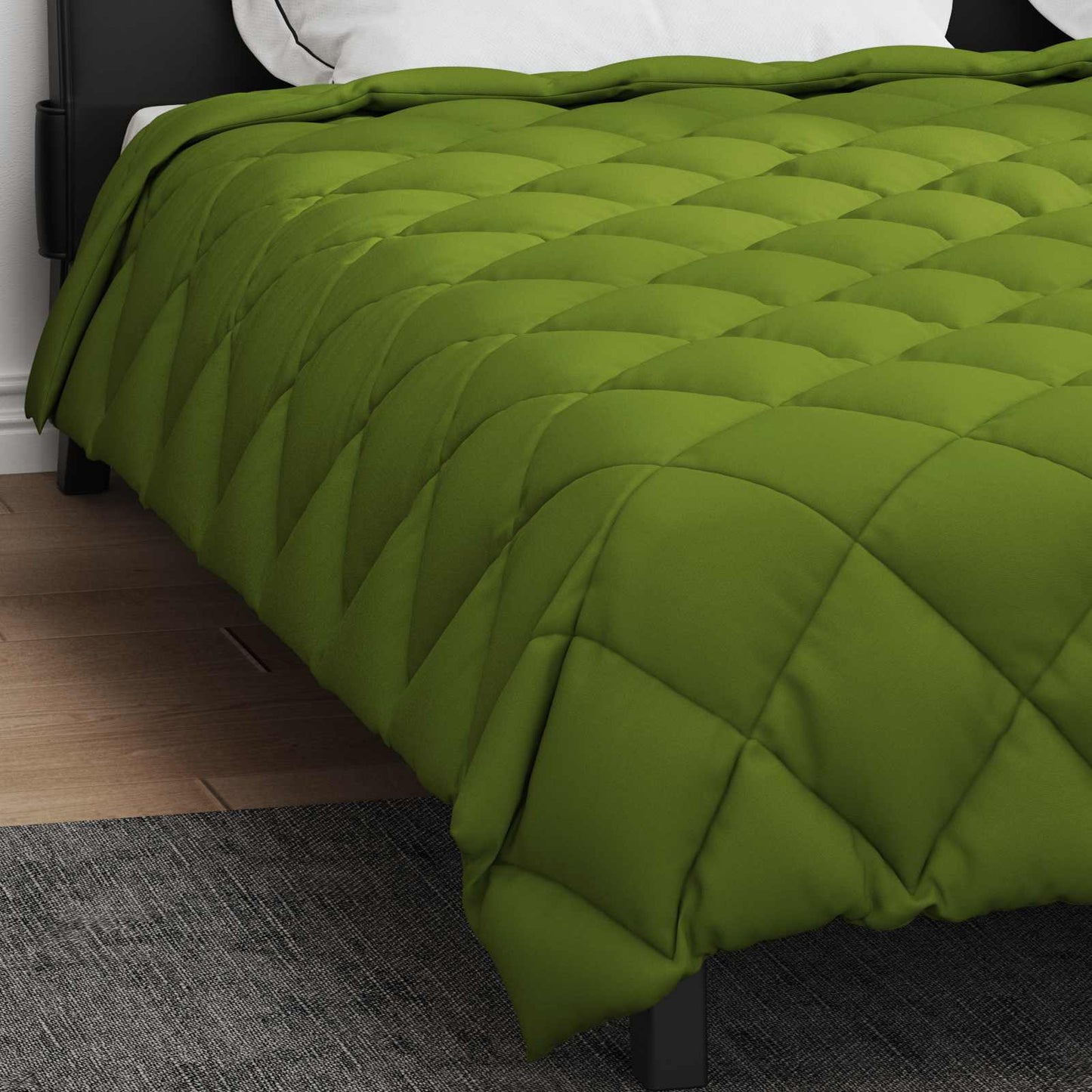Winter Duvet Green 220 x 240 cm Microfiber
