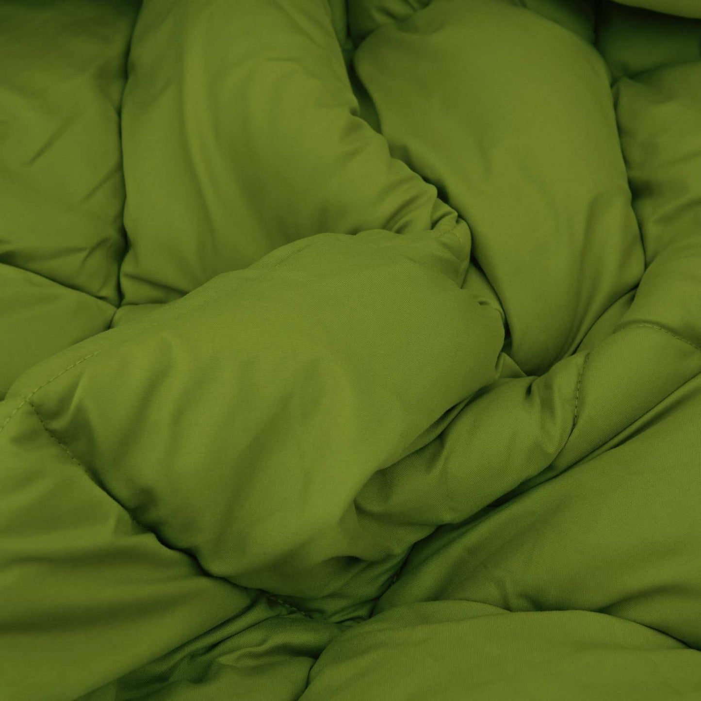 Winter Duvet Green and Anthracite 140 x 220 cm Microfiber