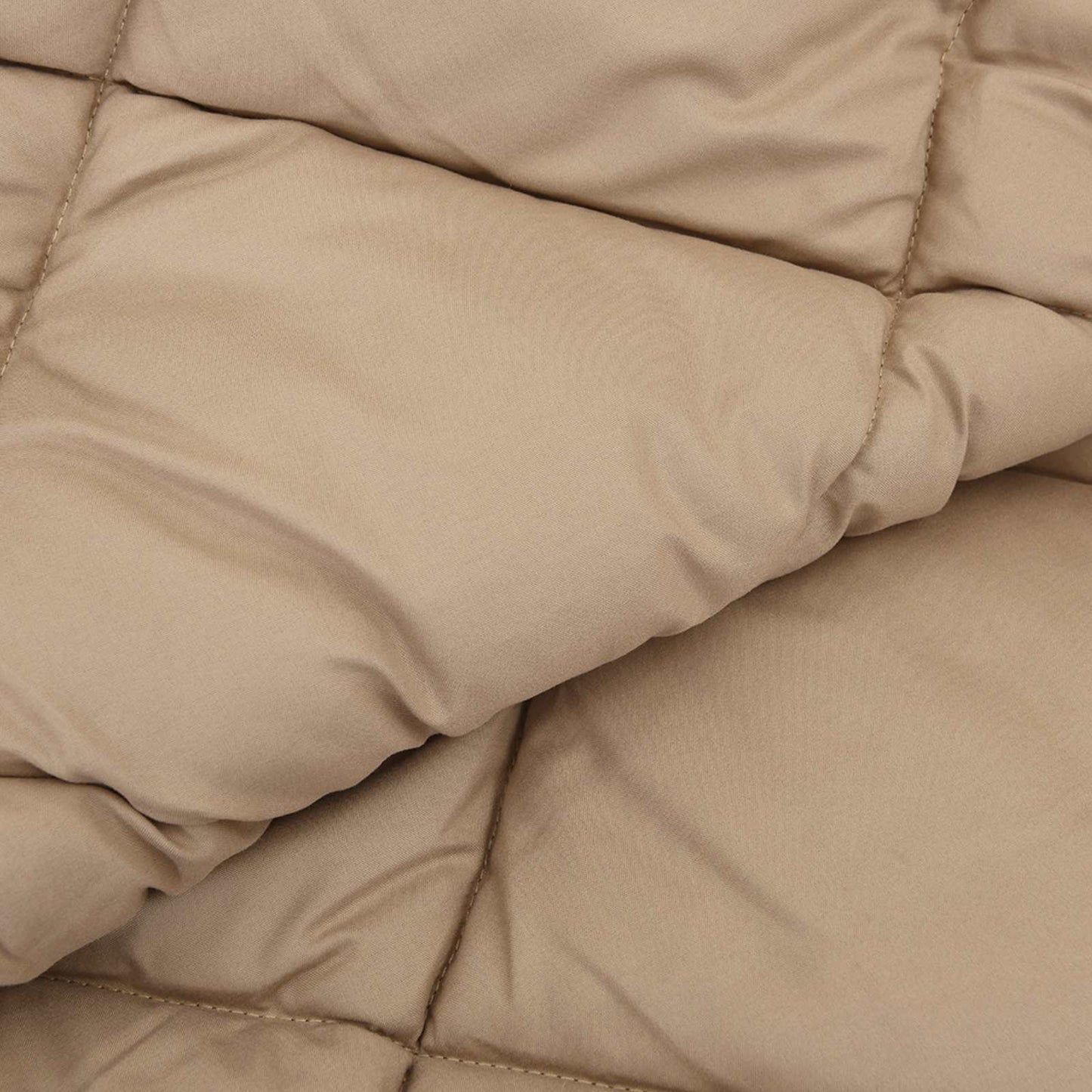 Winter Duvet Taupe 135 x 200 cm Microfiber