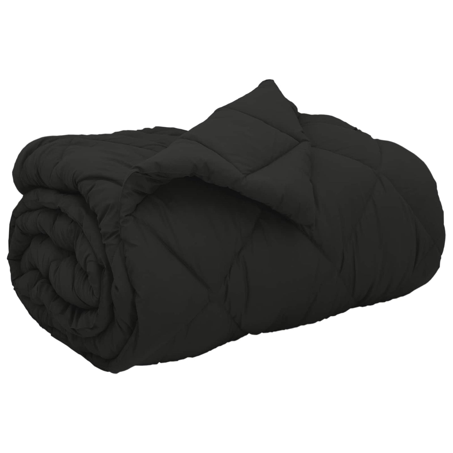 Winter Duvet Black 140 x 200 cm Microfiber