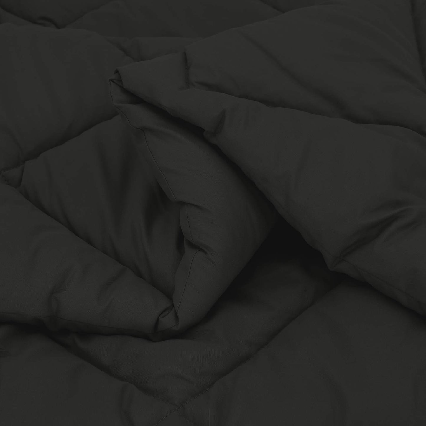 Winter Duvet Black 200 x 240 cm Microfiber