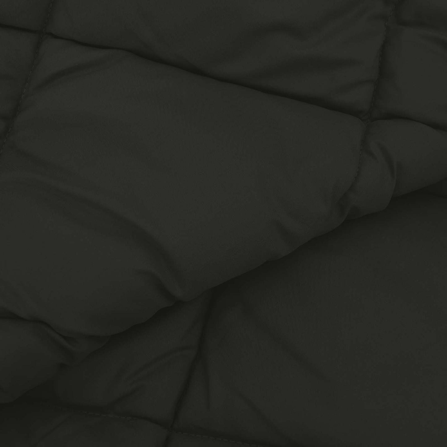 Winter Duvet Black 135 x 220 cm Microfiber