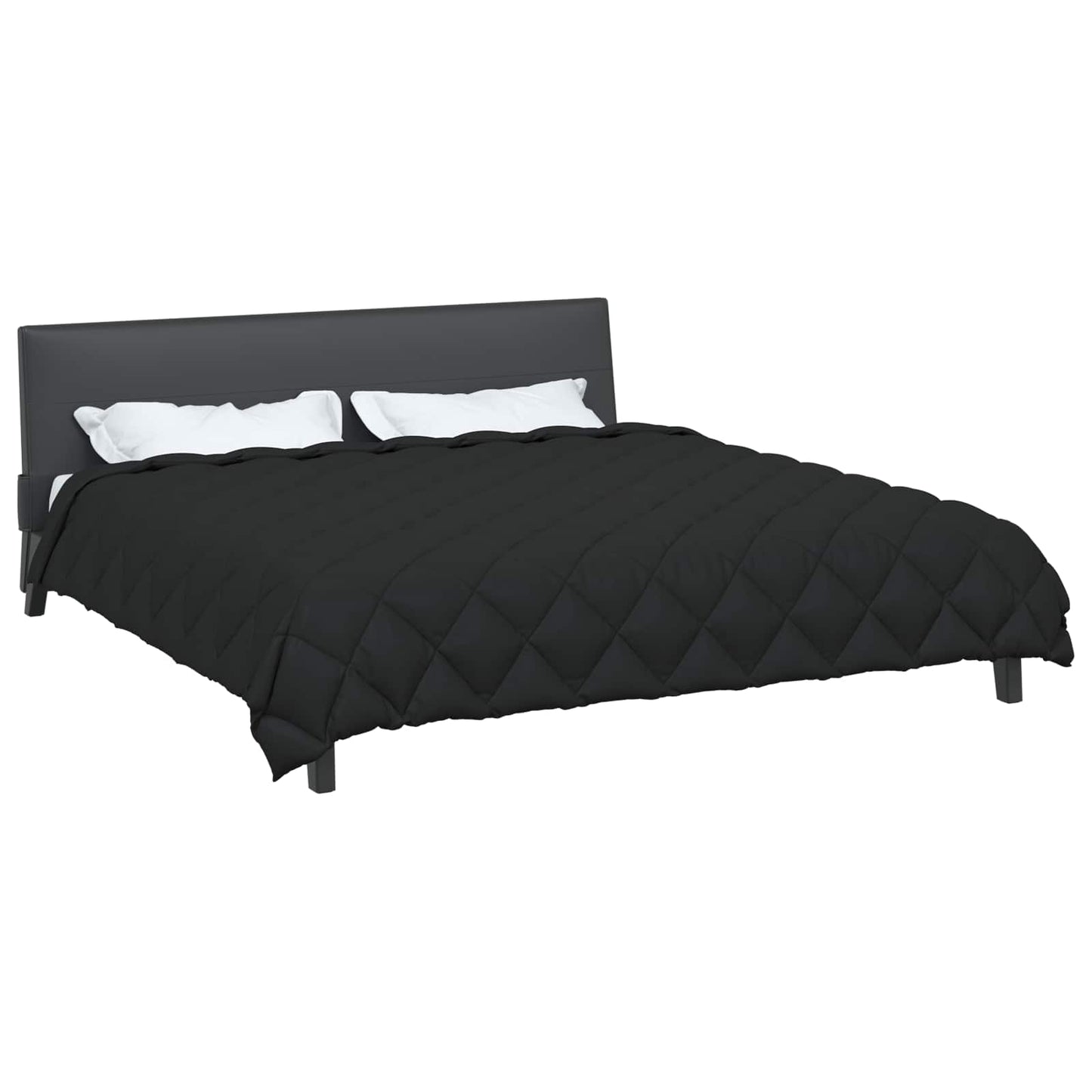 Winter Duvet Black 220 x 240 cm Microfiber
