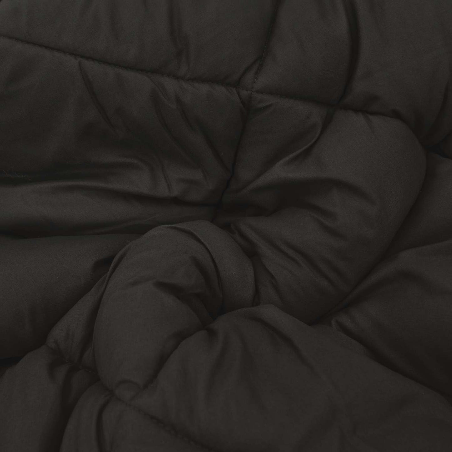 Winter Duvet Black and Taupe 240 x 260 cm Microfiber