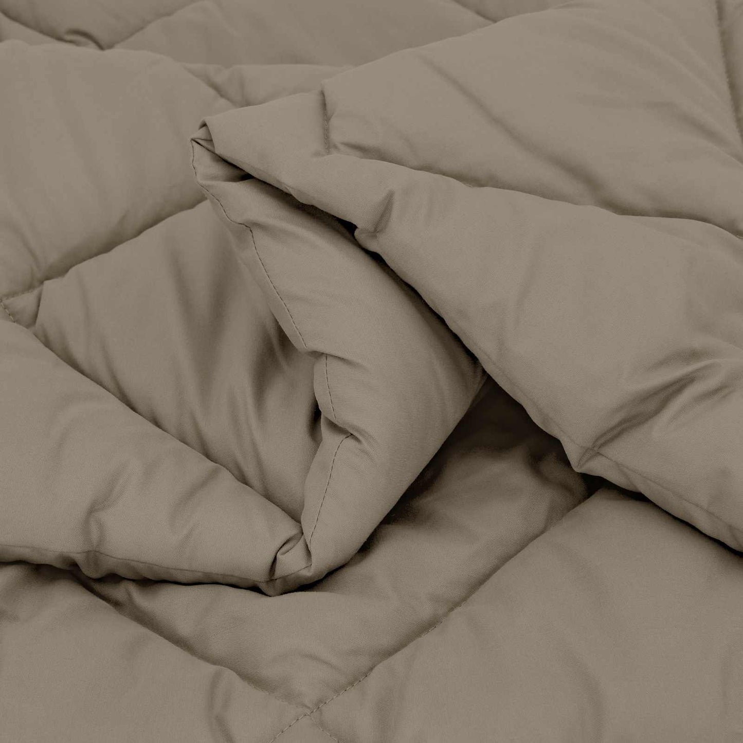 Winter Duvet Light Grey 135 x 220 cm Microfiber