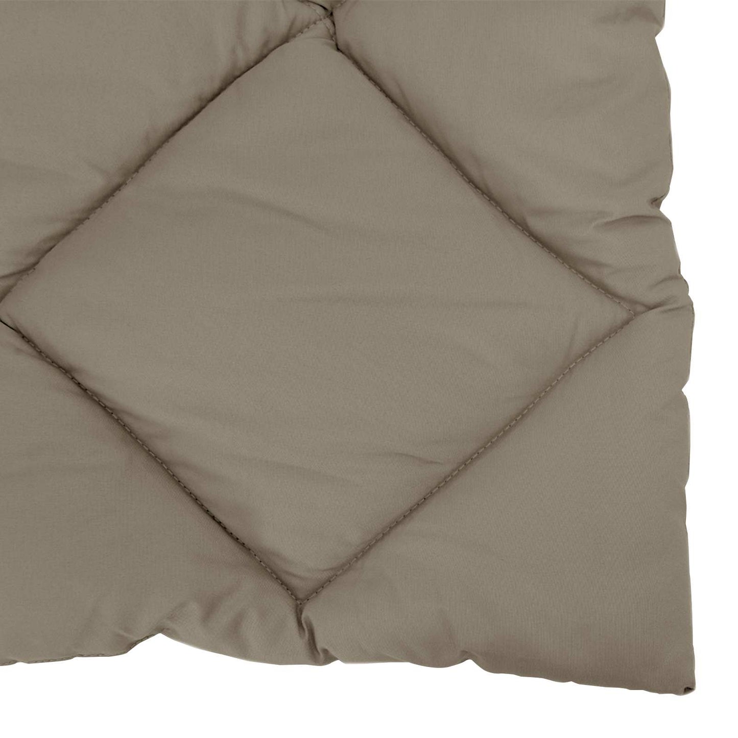 Winter Duvet Light Grey 135 x 220 cm Microfiber