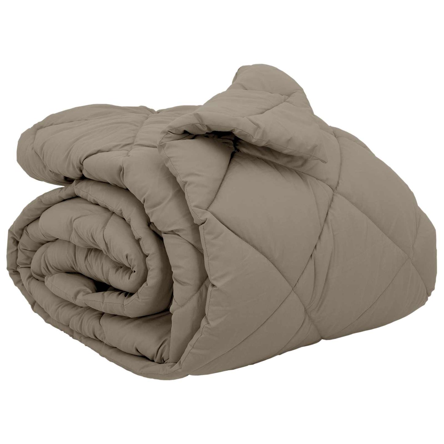 Winter Duvet Light Grey 220 x 240 cm Microfiber