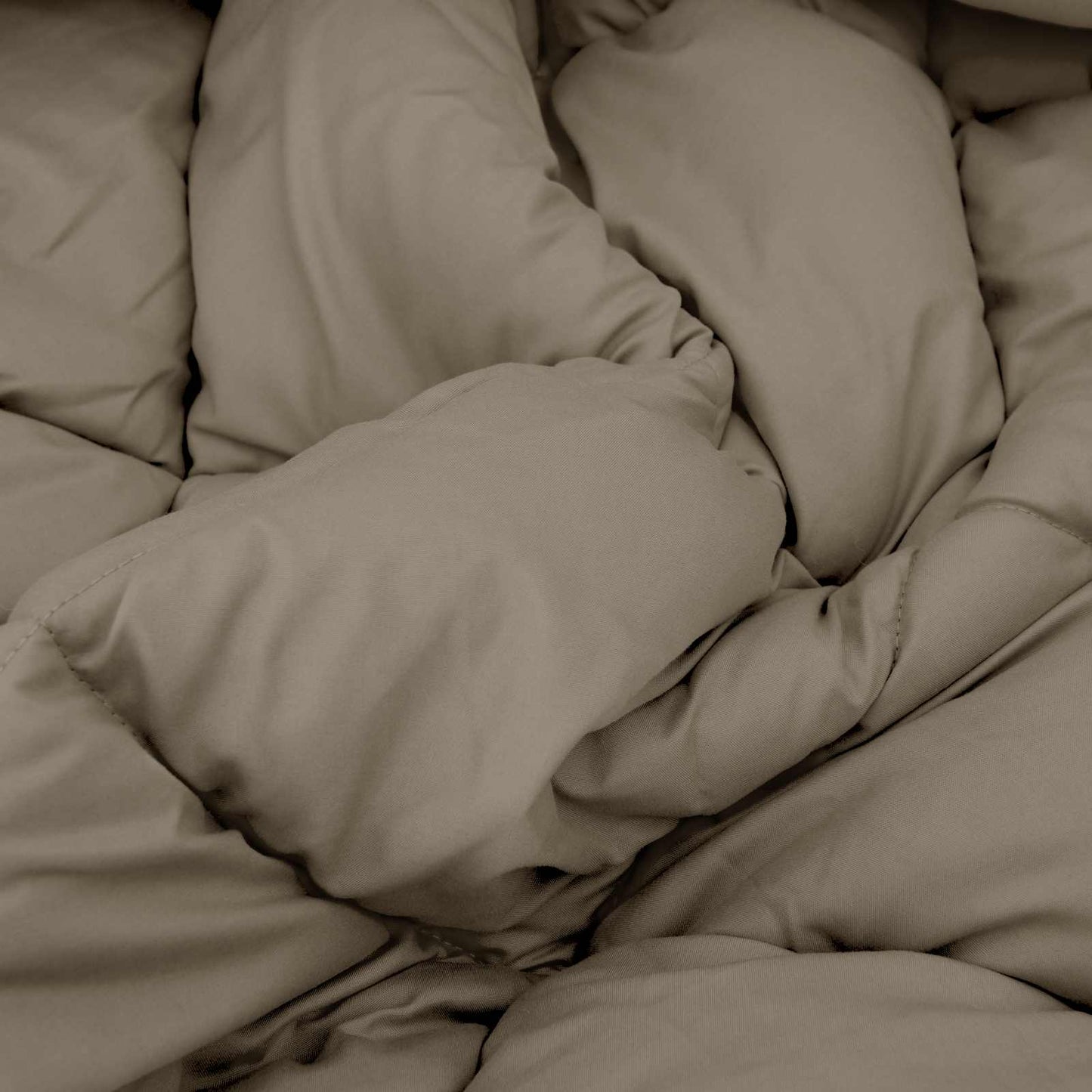 Winter Duvet Light Grey and Anthracite 135 x 220 cm Microfiber