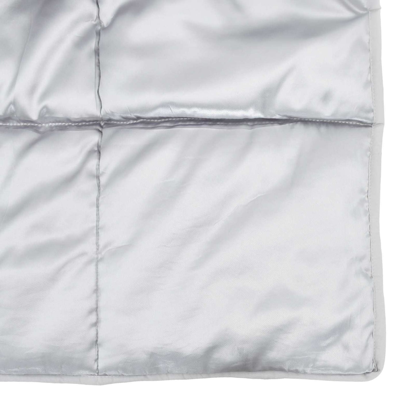 Summer Duvet Silver 200 x 220 cm Satin and Microfiber