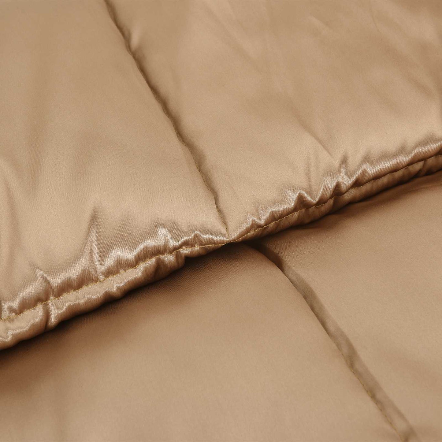 Full Year Duvet Gold 135 x 220 cm Satin and Microfiber