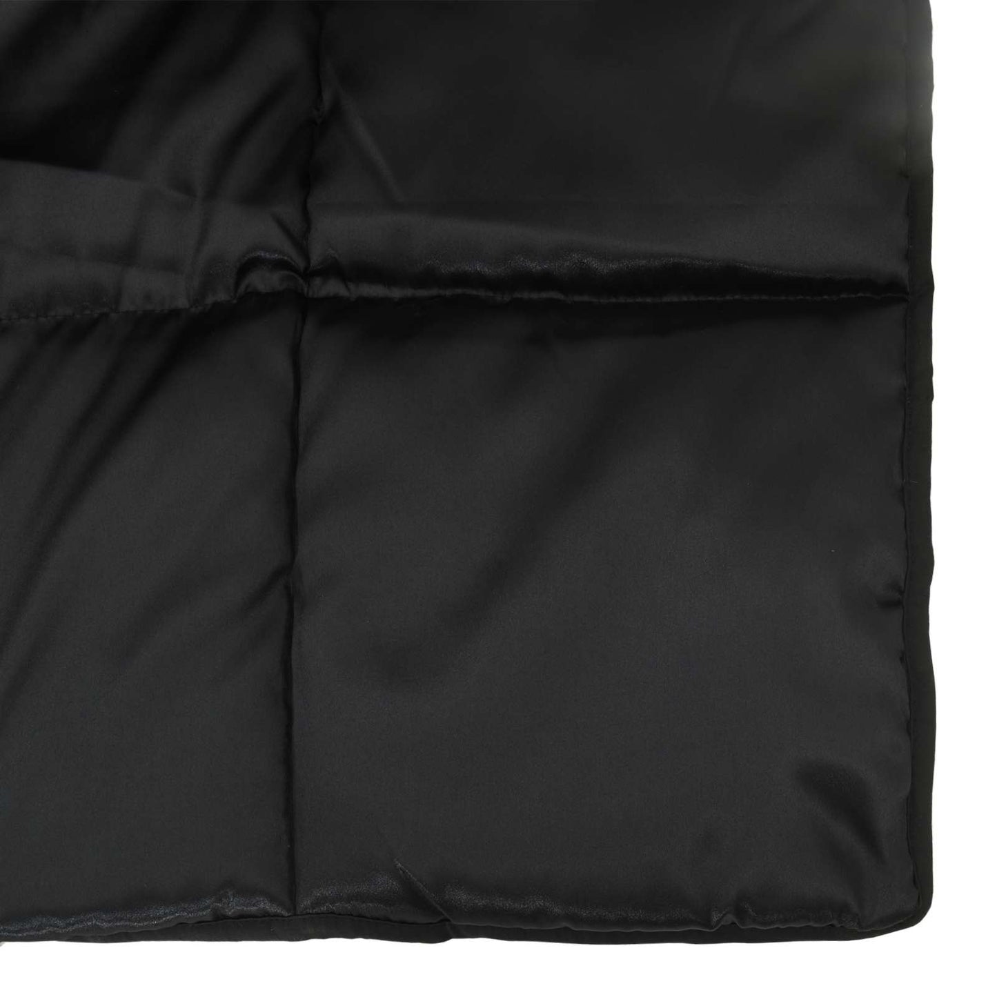 Full Year Duvet Black 200 x 200 cm Satin and Microfiber