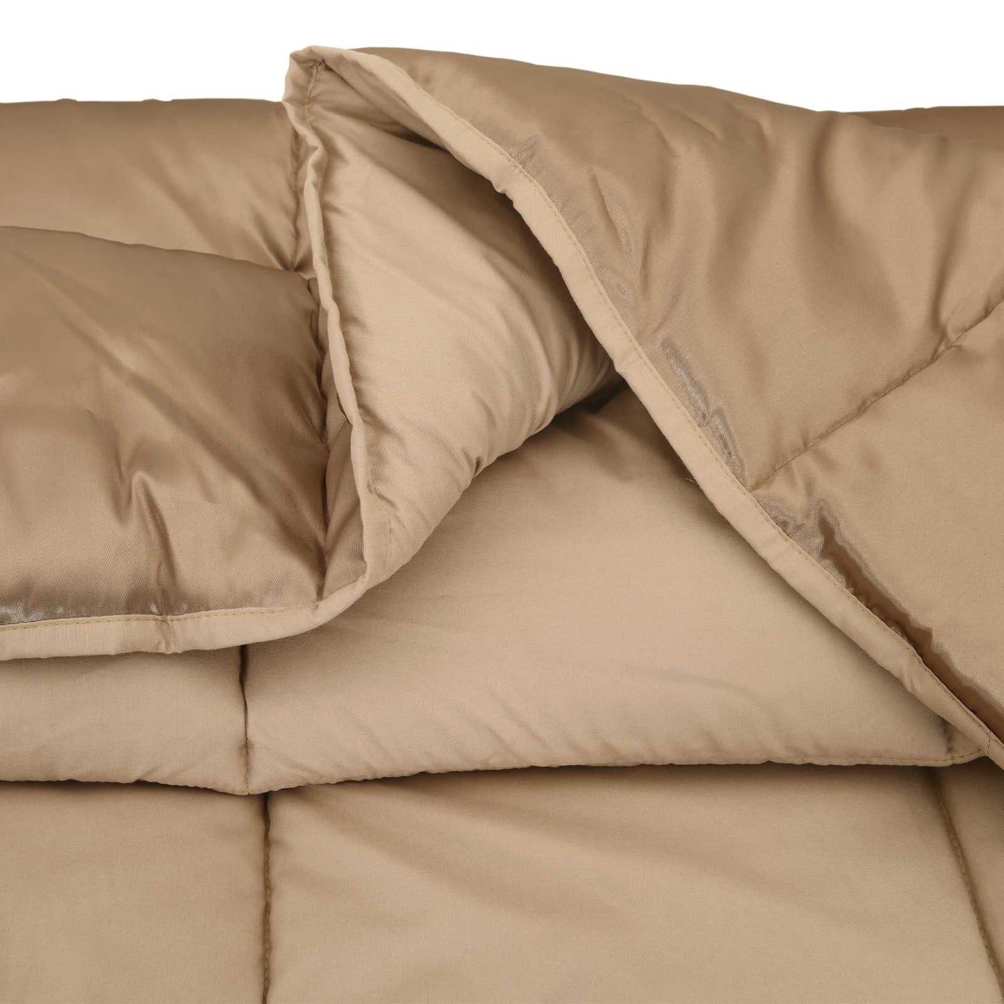 Winter Duvet Gold 135 x 200 cm Satin and Microfiber