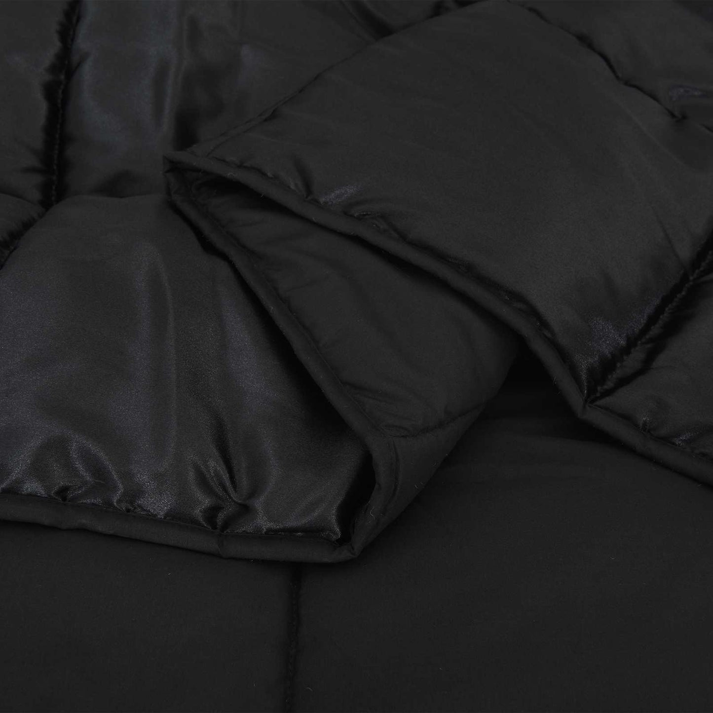 Winter Duvet Black 200 x 220 cm Satin and Microfiber