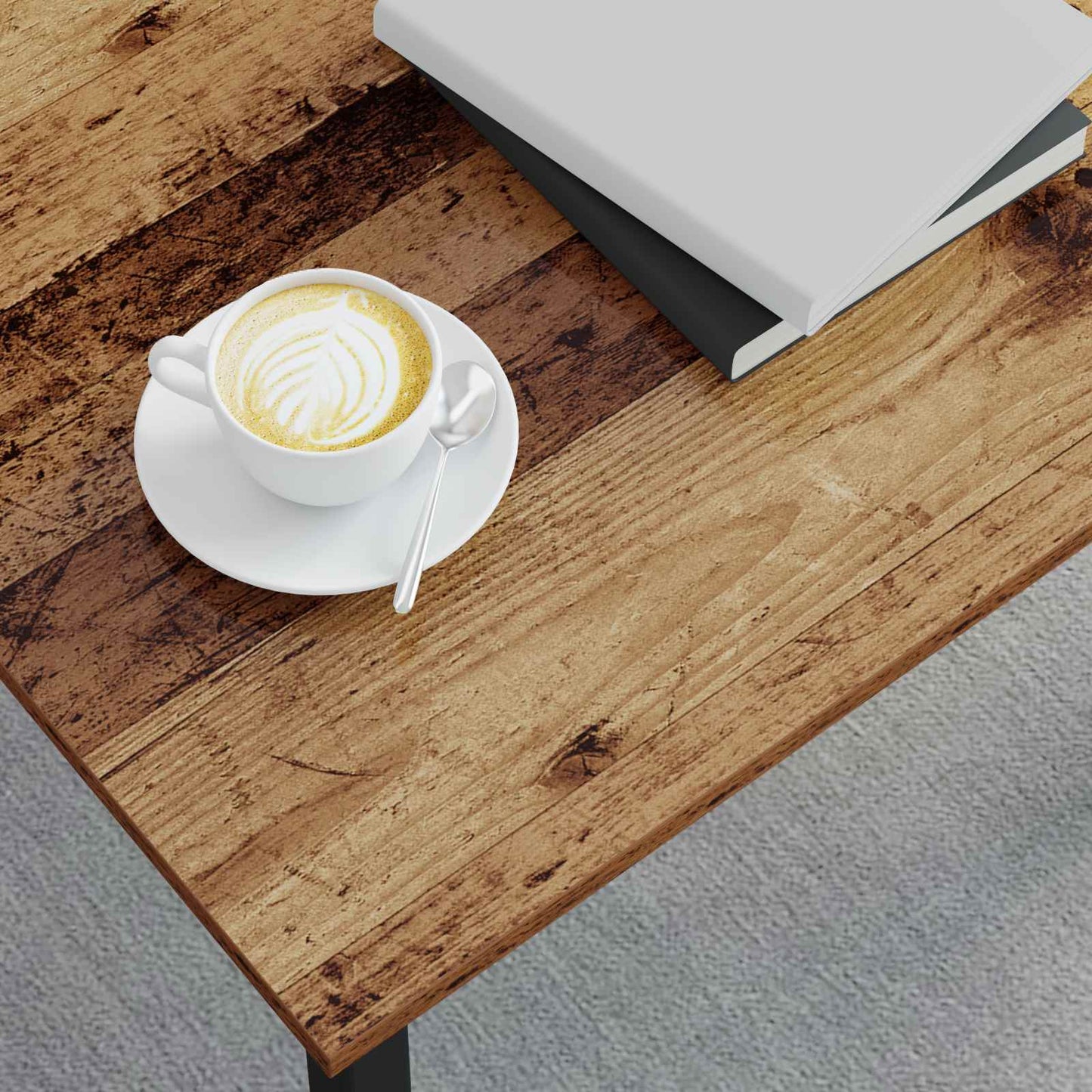 Coffee Table Old Wood 40 x 40 x 36 cm Engineered Wood