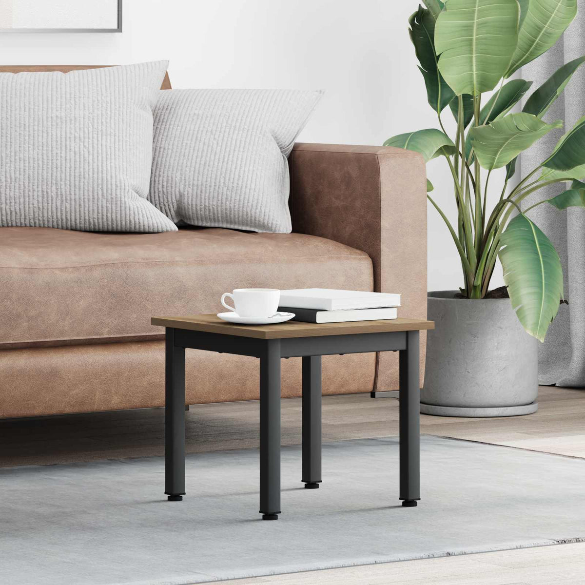 Coffee Table Artisan Oak 40 x 40 x 36 cm Engineered Wood