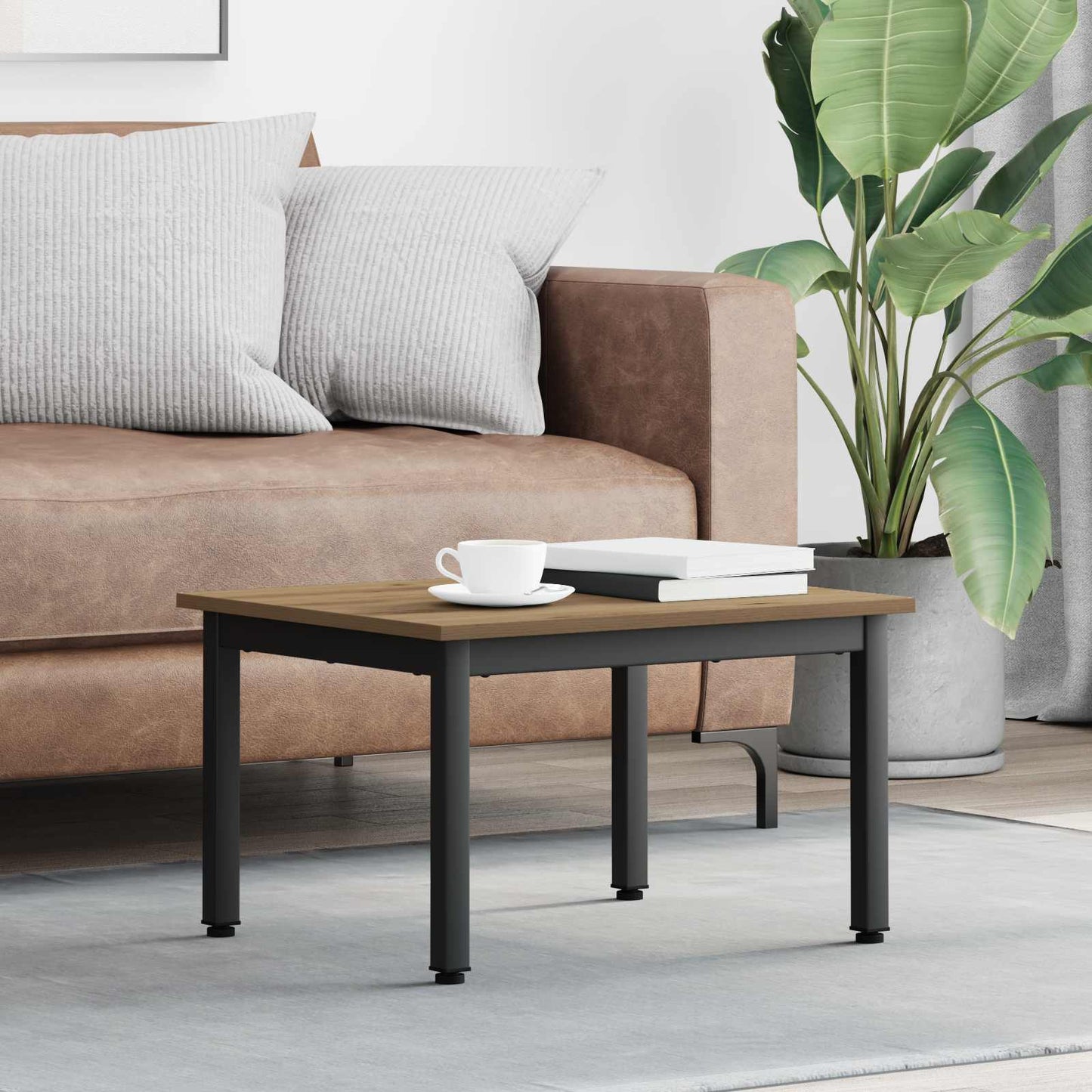 Coffee Table Artisian Oak 60 x 50 x 36 cm Engineered Wood