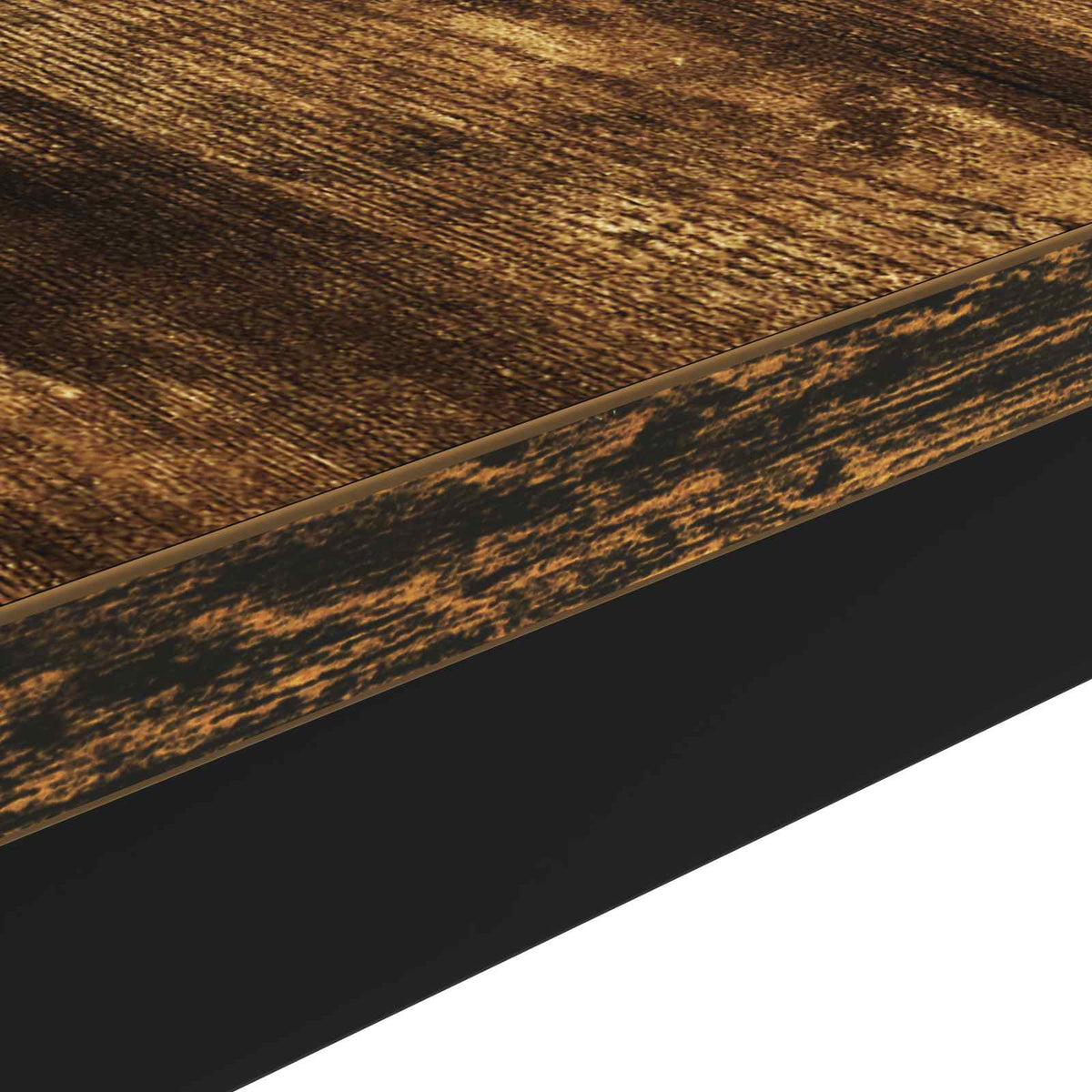 Coffee Table Smoked Oak 70 x 50 x 36 cm Engineered Wood