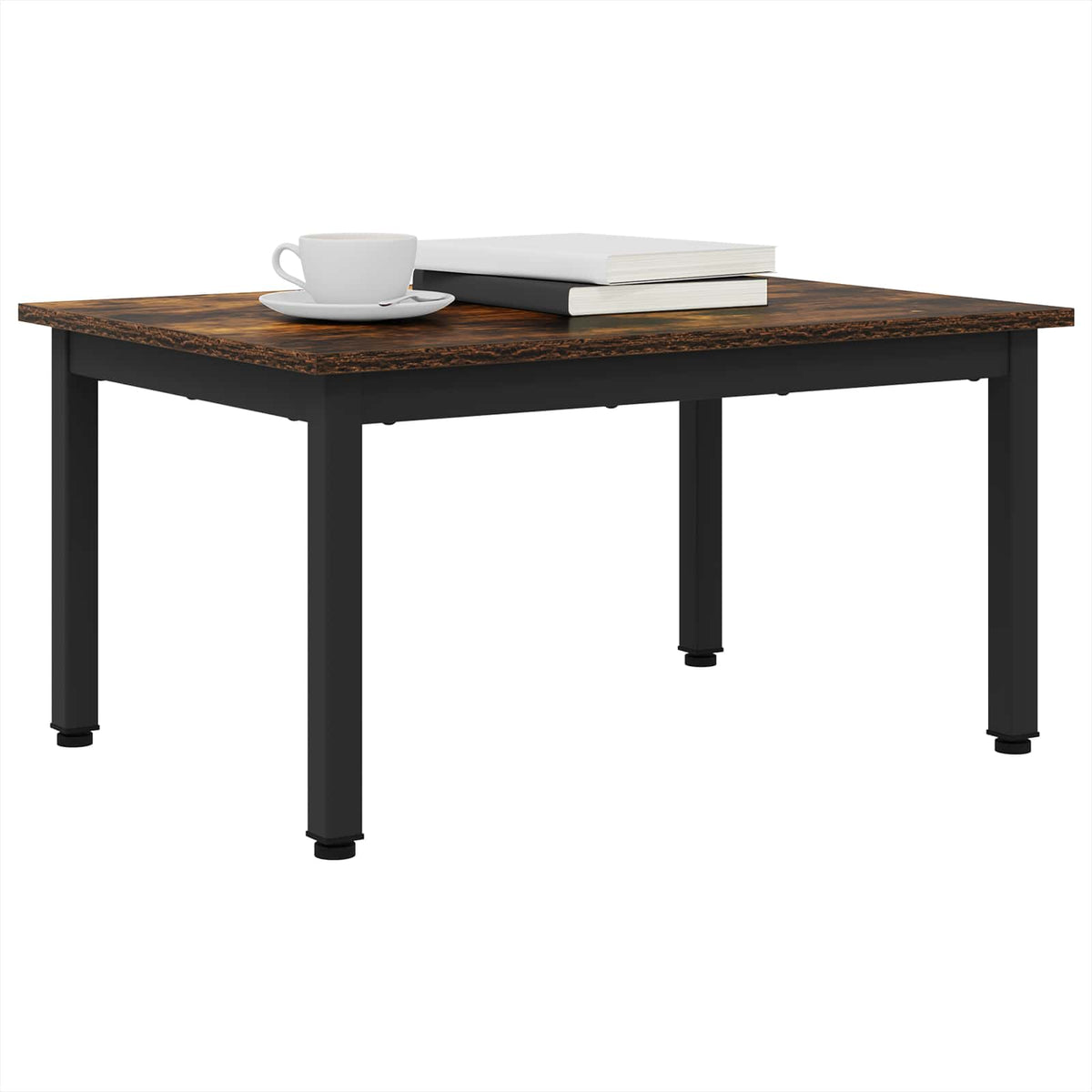 Coffee Table Smoked Oak 70 x 50 x 36 cm Engineered Wood