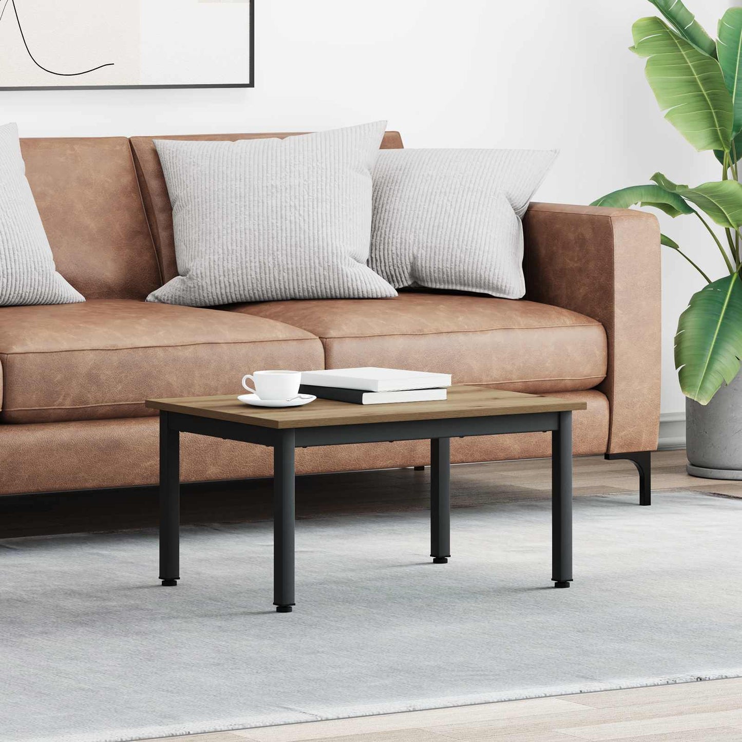 Coffee Table Artisian Oak 70 x 50 x 36 cm Engineered Wood