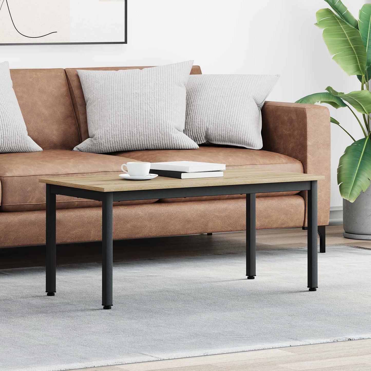 Coffee Table Sonoma 100 x 50 x 45 cm Engineered Wood