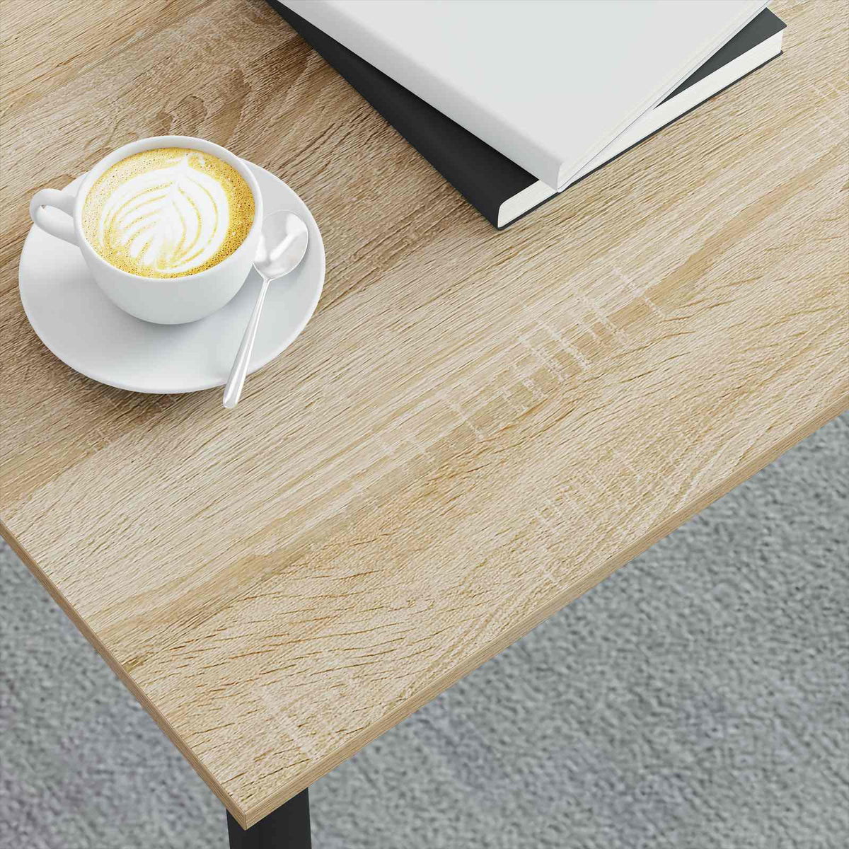 Coffee Table Sonoma Oak 80 x 80 x 45 cm Engineered Wood
