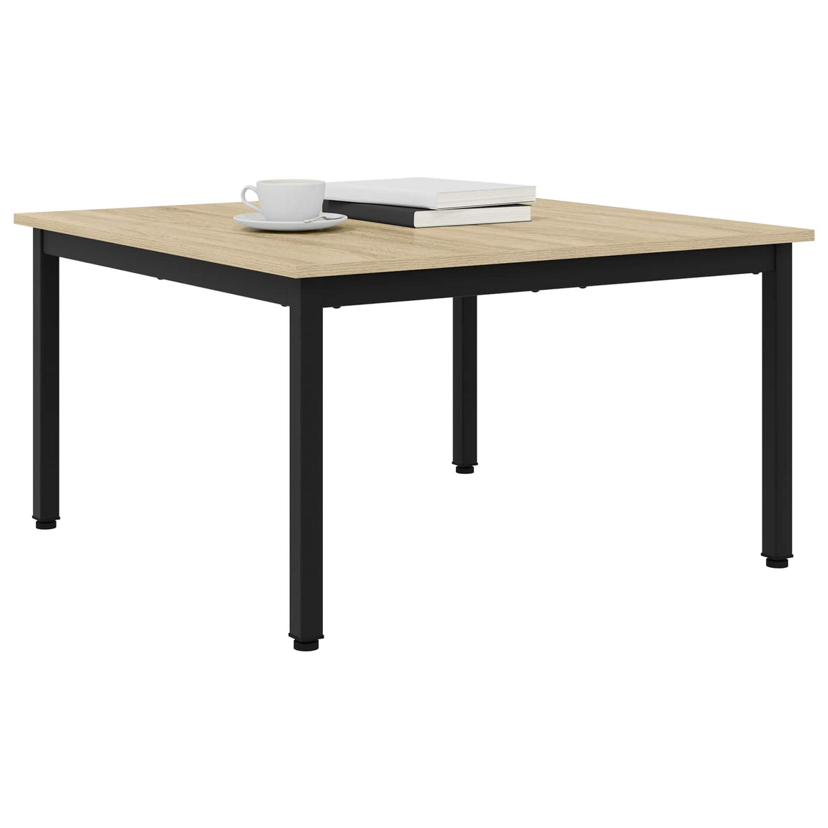 Coffee Table Sonoma Oak 80 x 80 x 45 cm Engineered Wood