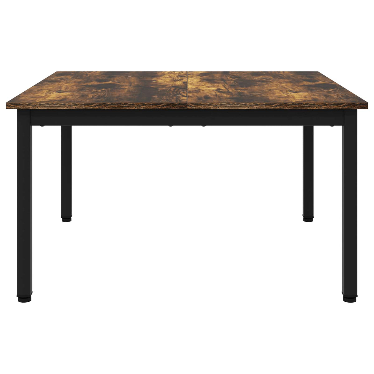 Coffee Table Smoked Oak 80 x 80 x 45 cm Engineered Wood