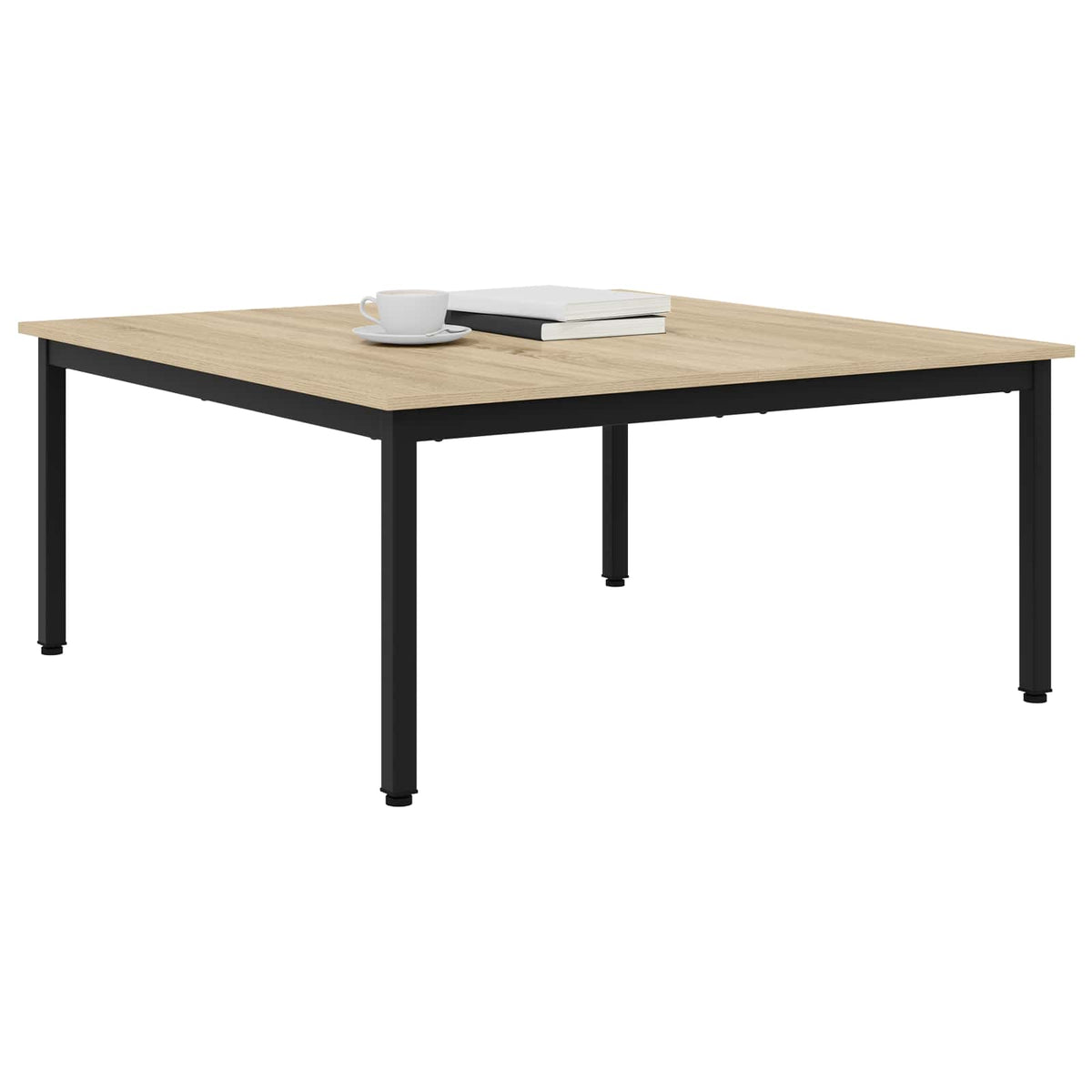 Coffee Table Sonoma Oak 100 x 100 x 45 cm Engineered Wood