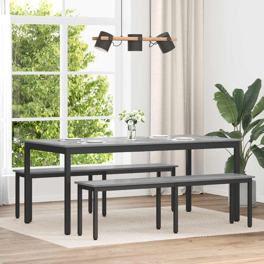 Bench Grey Sonoma 160 x 35 x 45 cm Engineered Wood