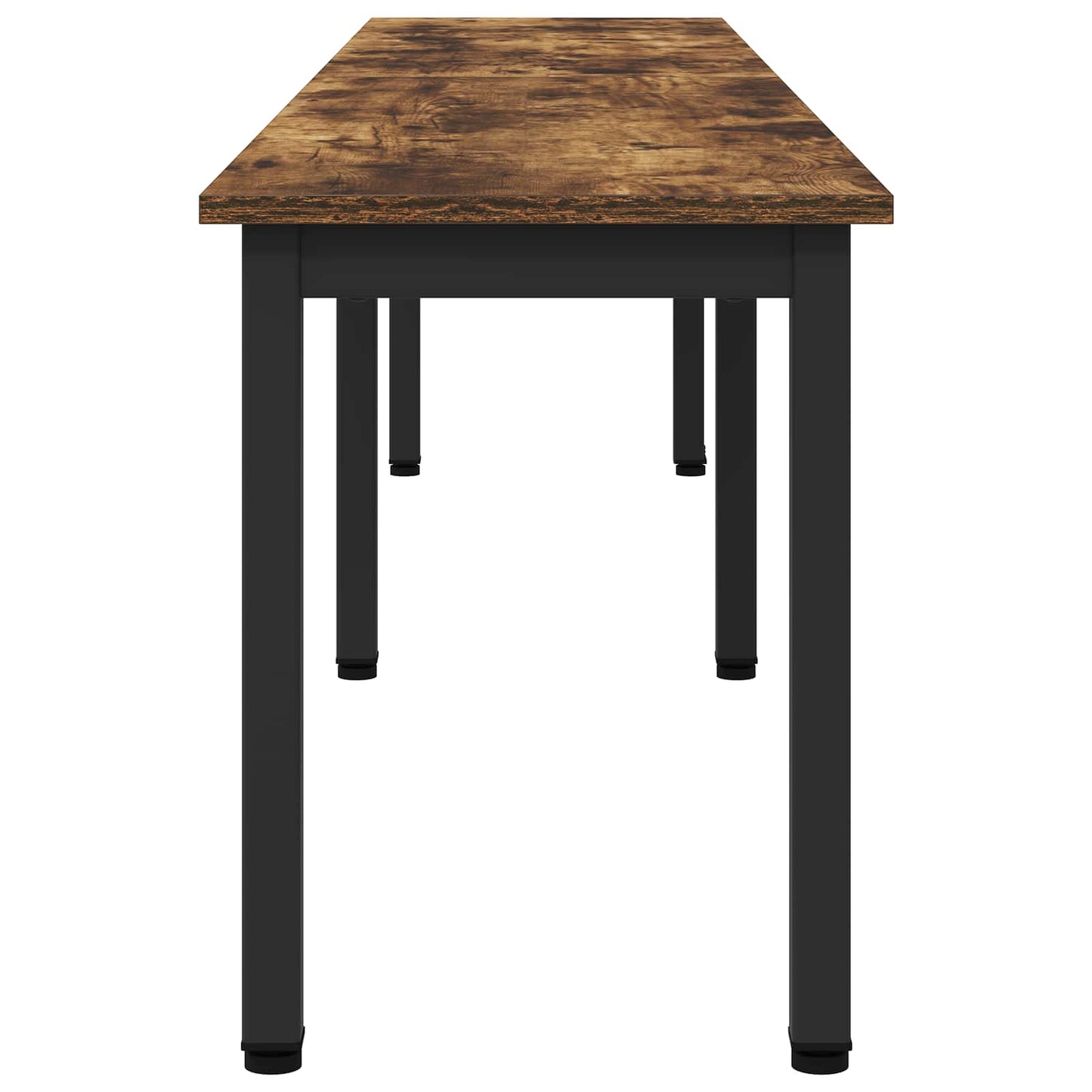 Bench Smoke Oak 200 x 35 x 45 cm Engineered Wood