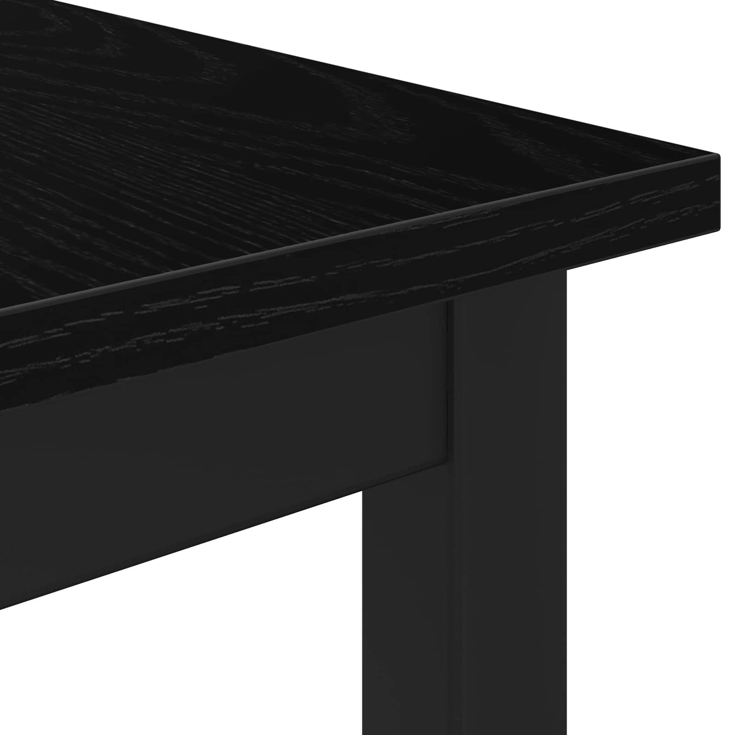 Dining Tables 70 x 70 x 75 cm Engineered Wood Black Oak Square
