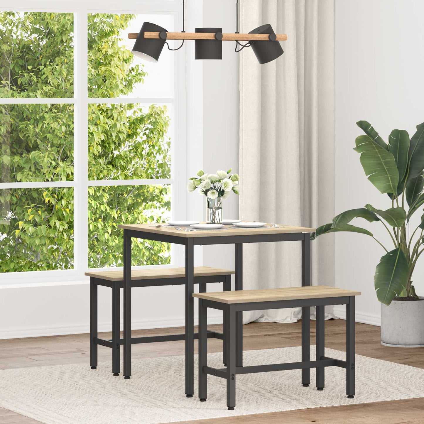 Dining Tables 70 x 70 x 75 cm METAL