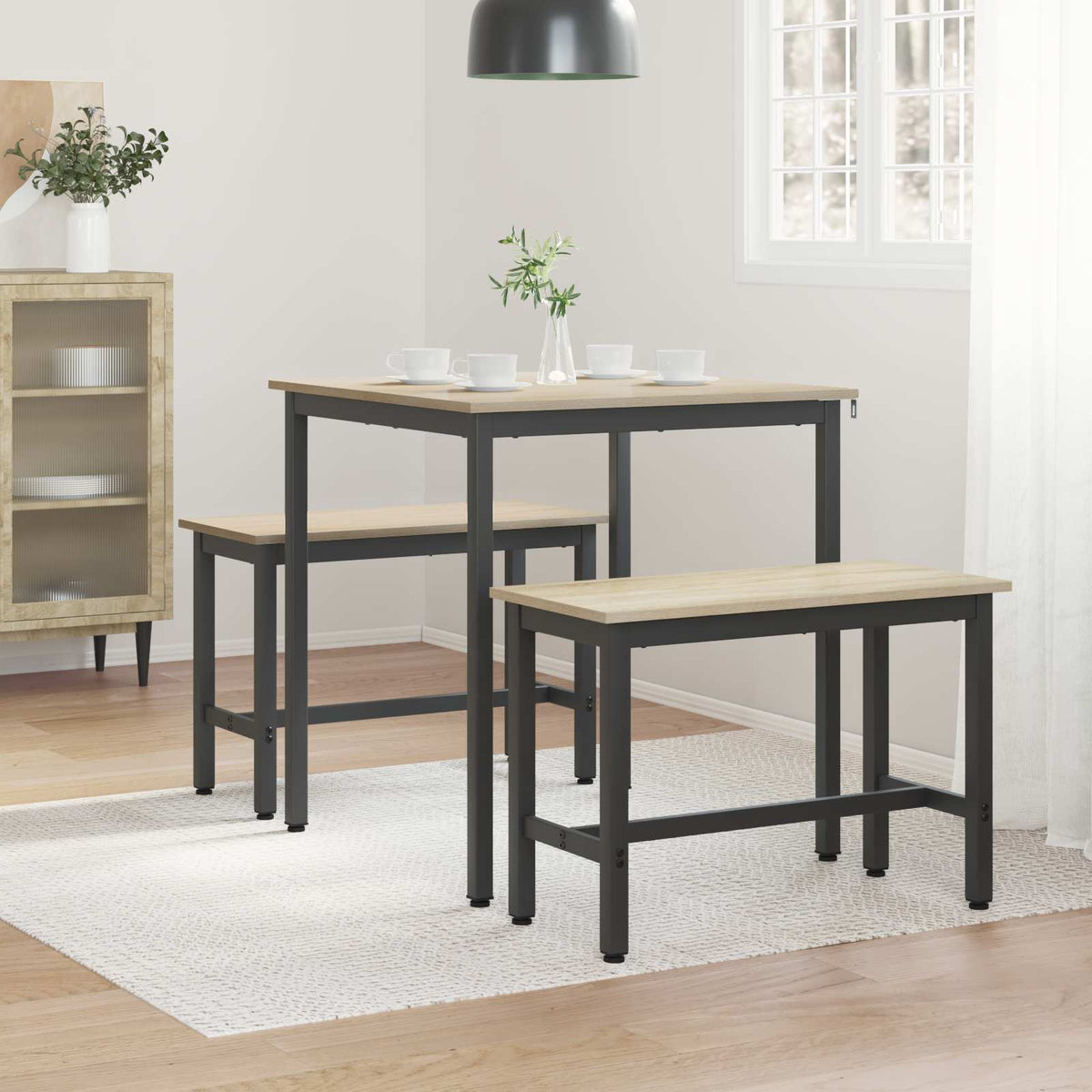 Dining Tables 70 x 70 x 75 cm Engineered Wood Sonoma Oak Square