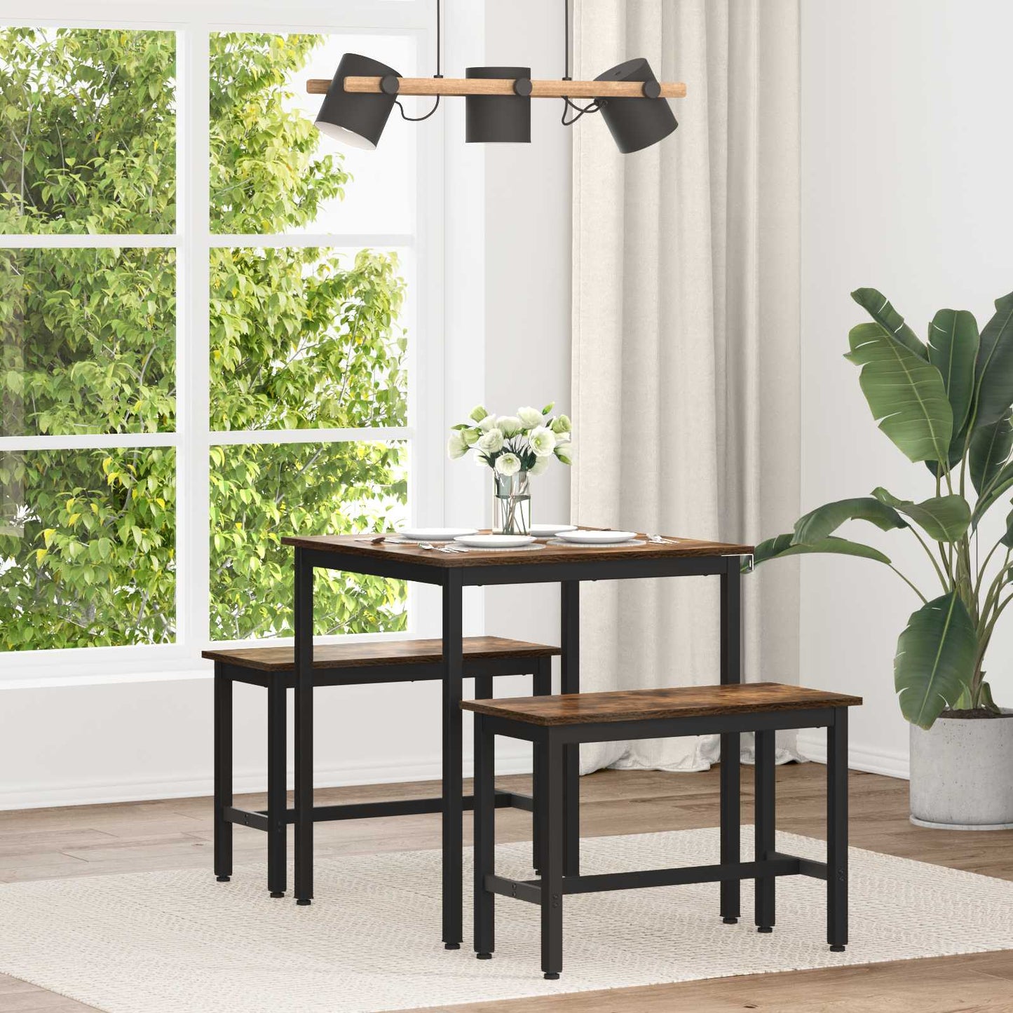 Dining Tables 70 x 70 x 75 cm METAL