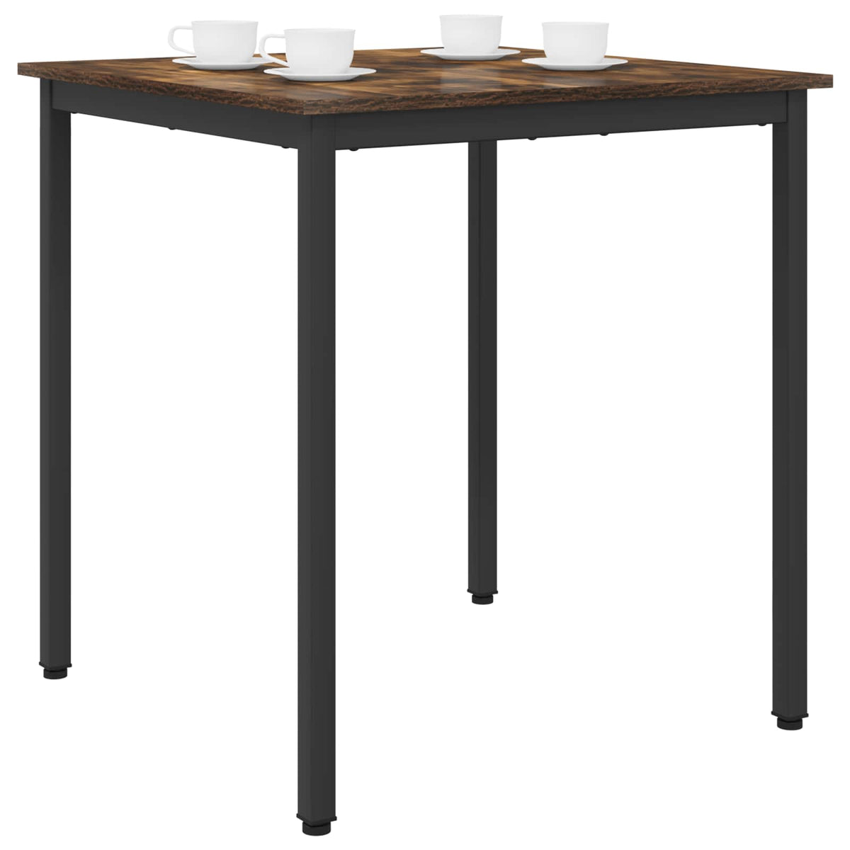 Dining Tables 70 x 70 x 75 cm Engineered Wood Smoked Oak Square