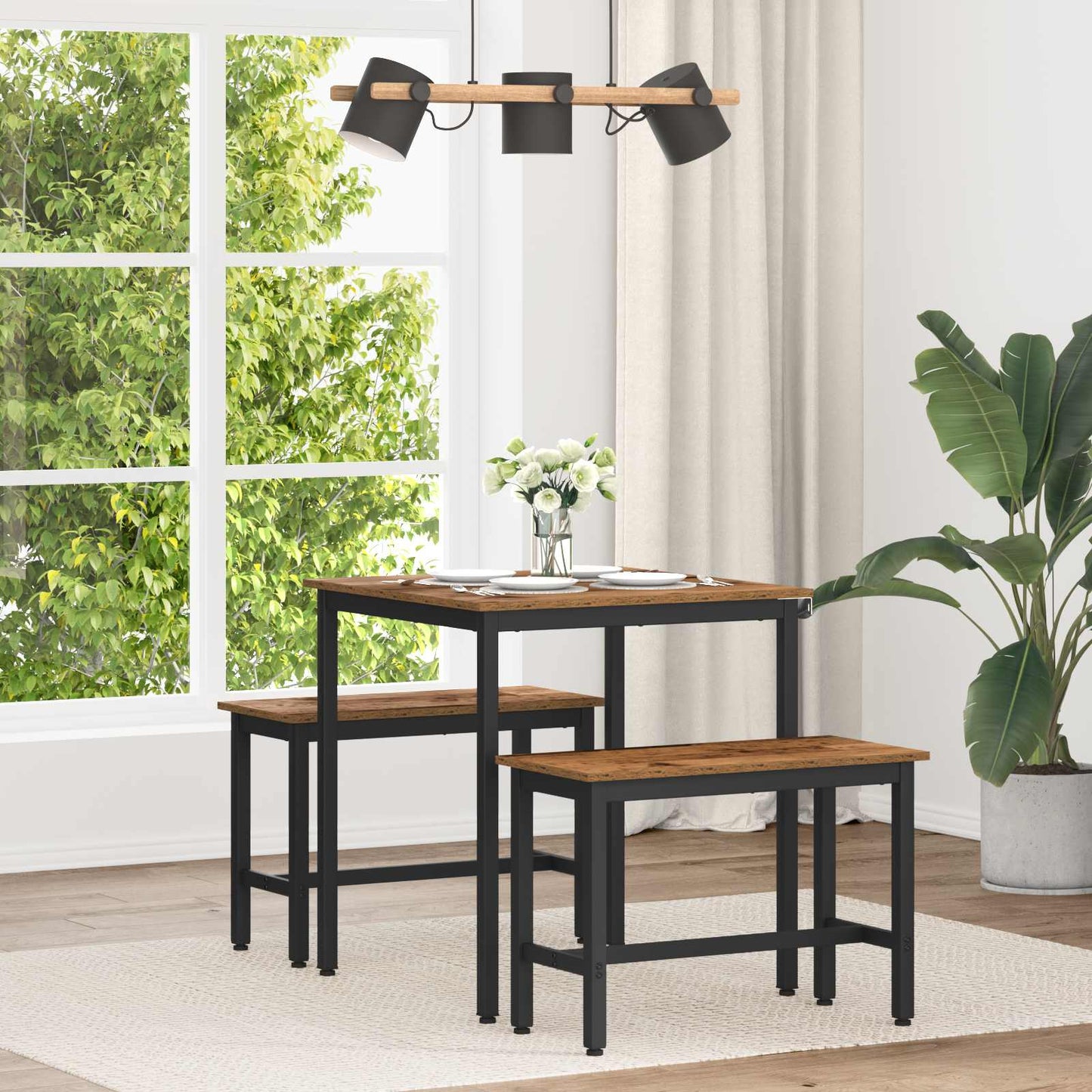 Dining Tables 70 x 70 x 75 cm METAL