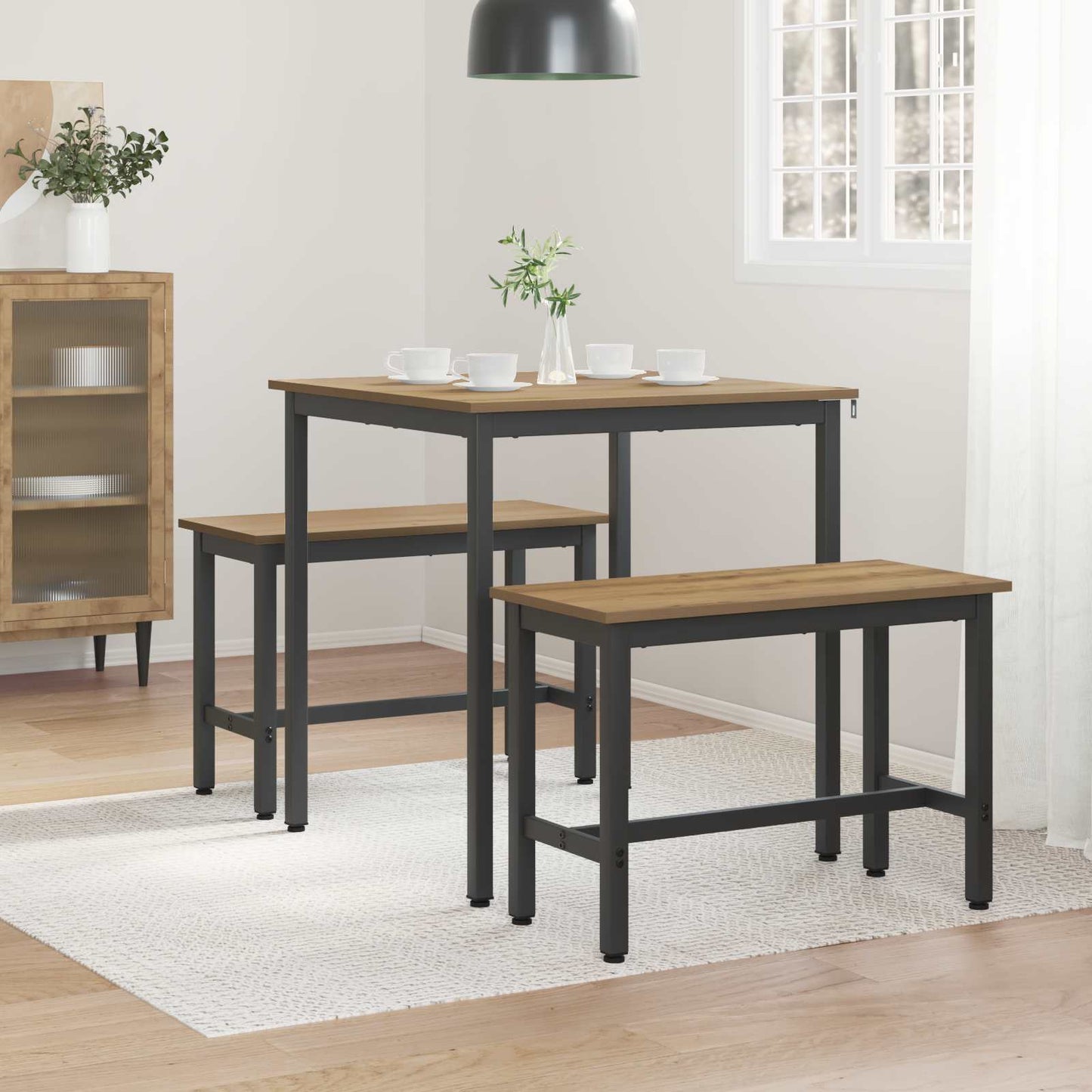 Dining Tables 70 x 70 x 75 cm METAL