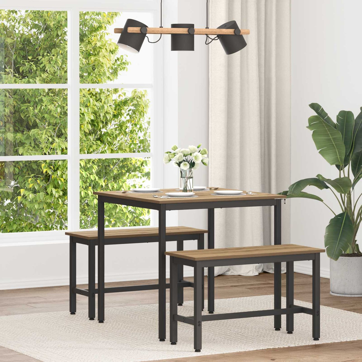 Dining Tables 80 x 80 x 75 cm METAL