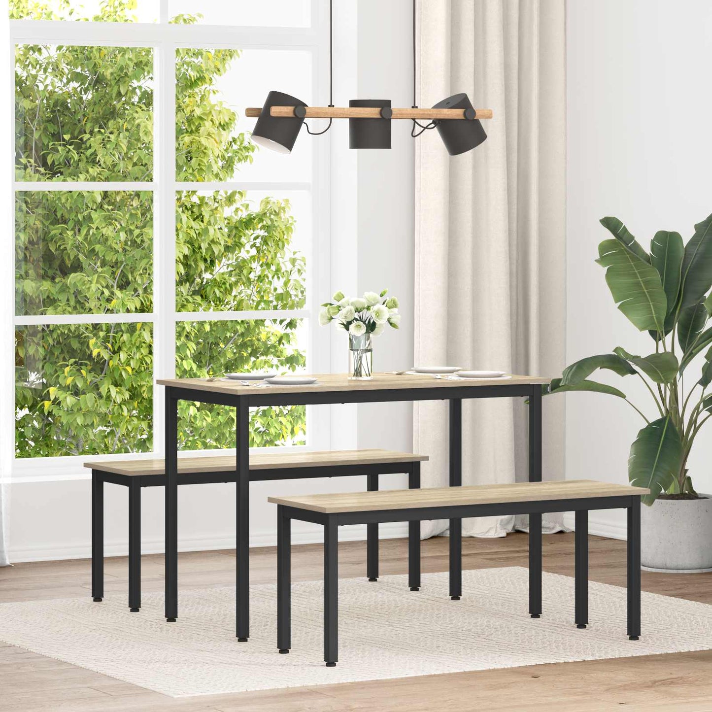 Dining Tables 110 x 100 x 75 cm METAL