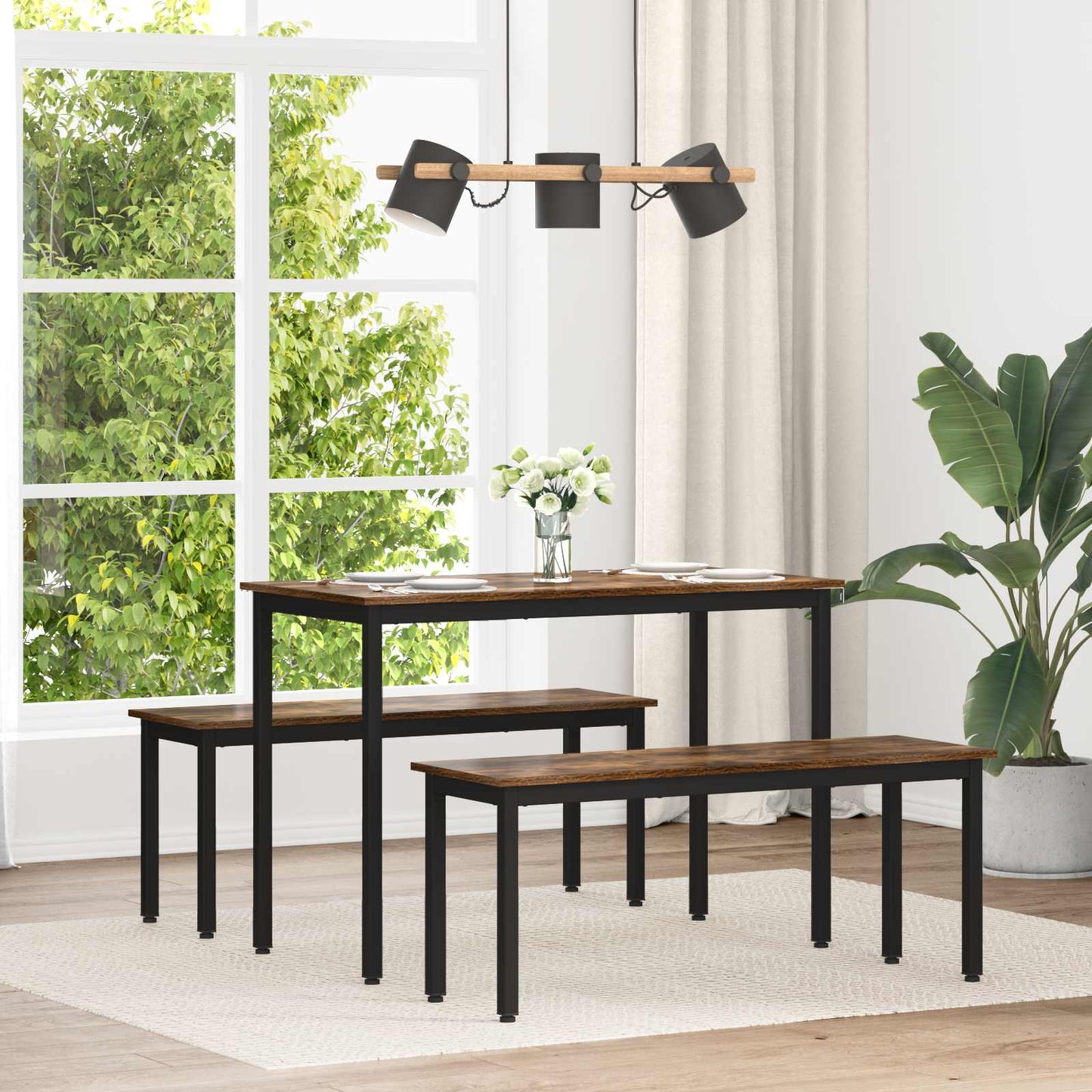 Dining Tables 110 x 100 x 75 cm METAL
