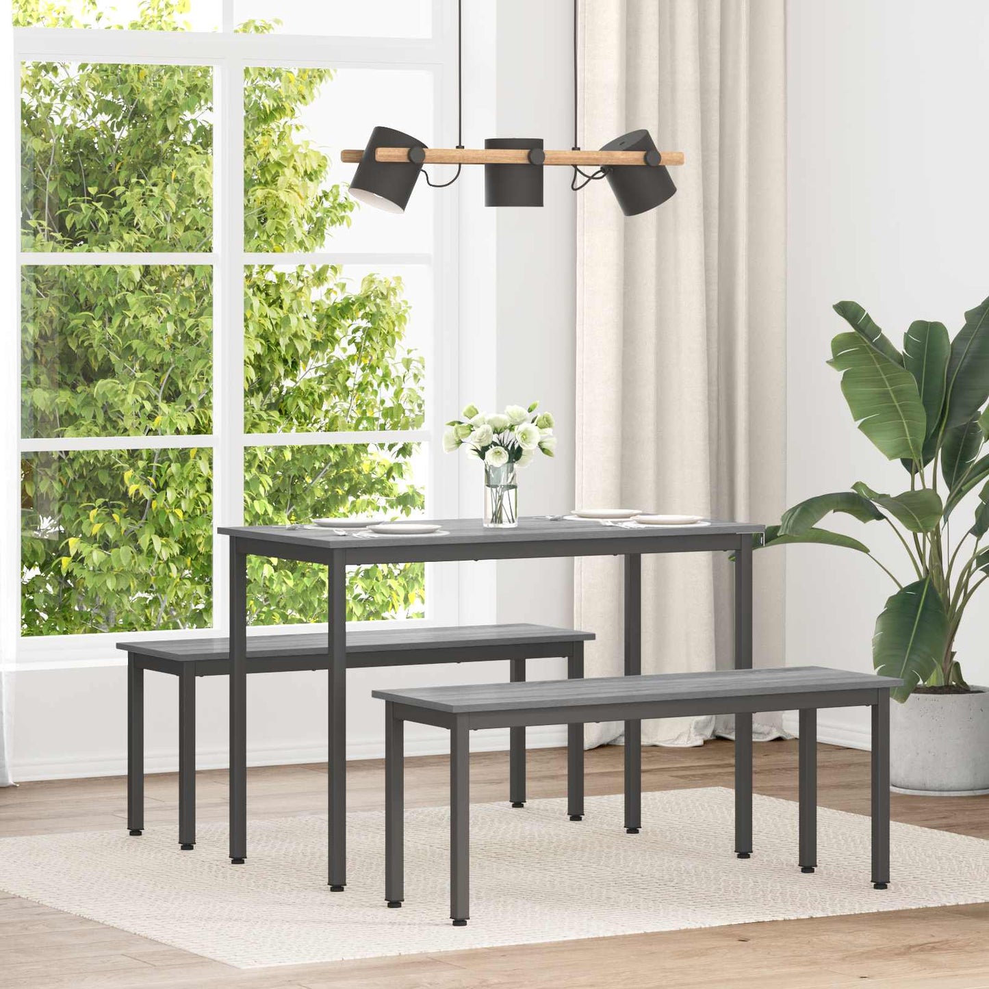 Dining Tables 110 x 100 x 75 cm METAL