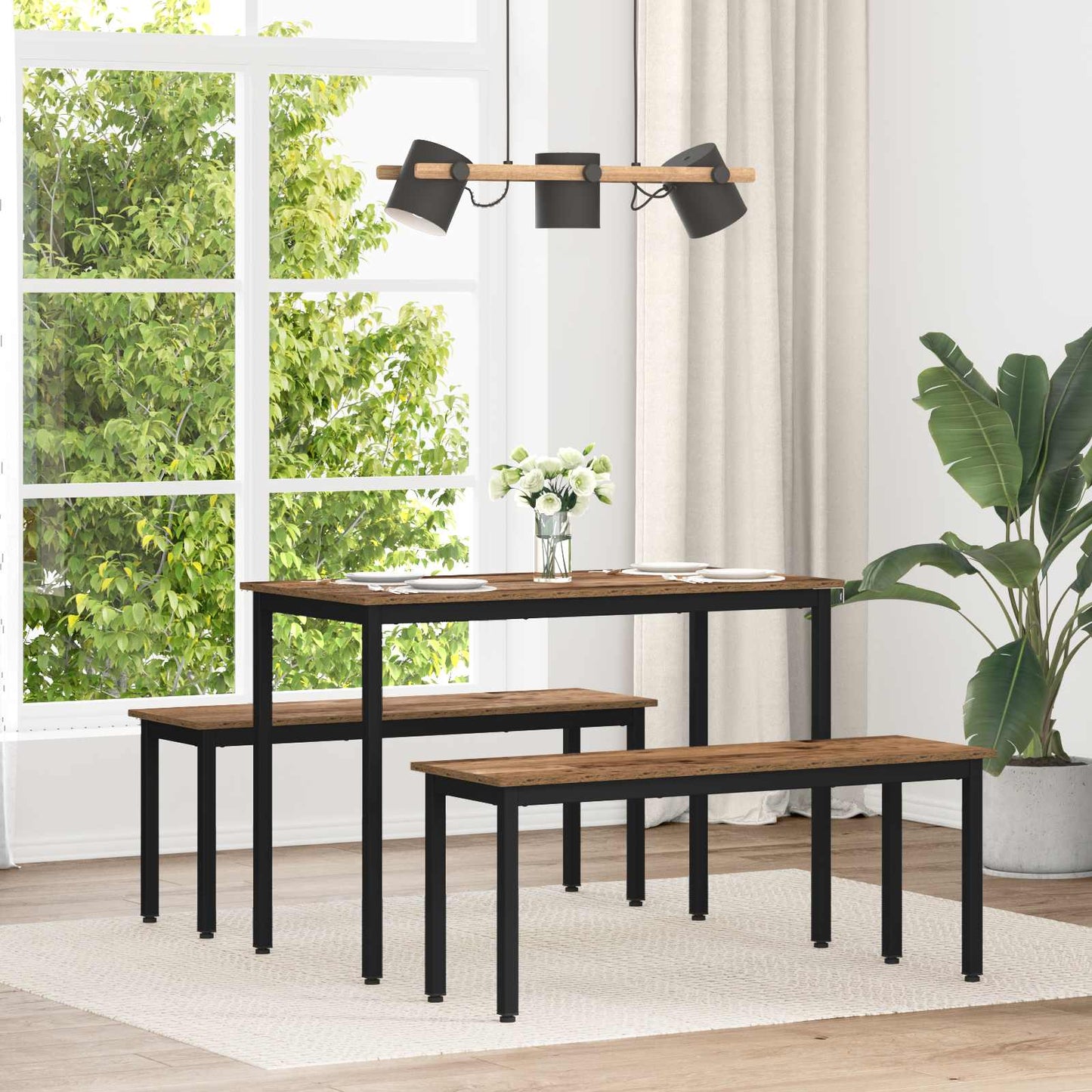 Dining Tables 110 x 100 x 75 cm METAL