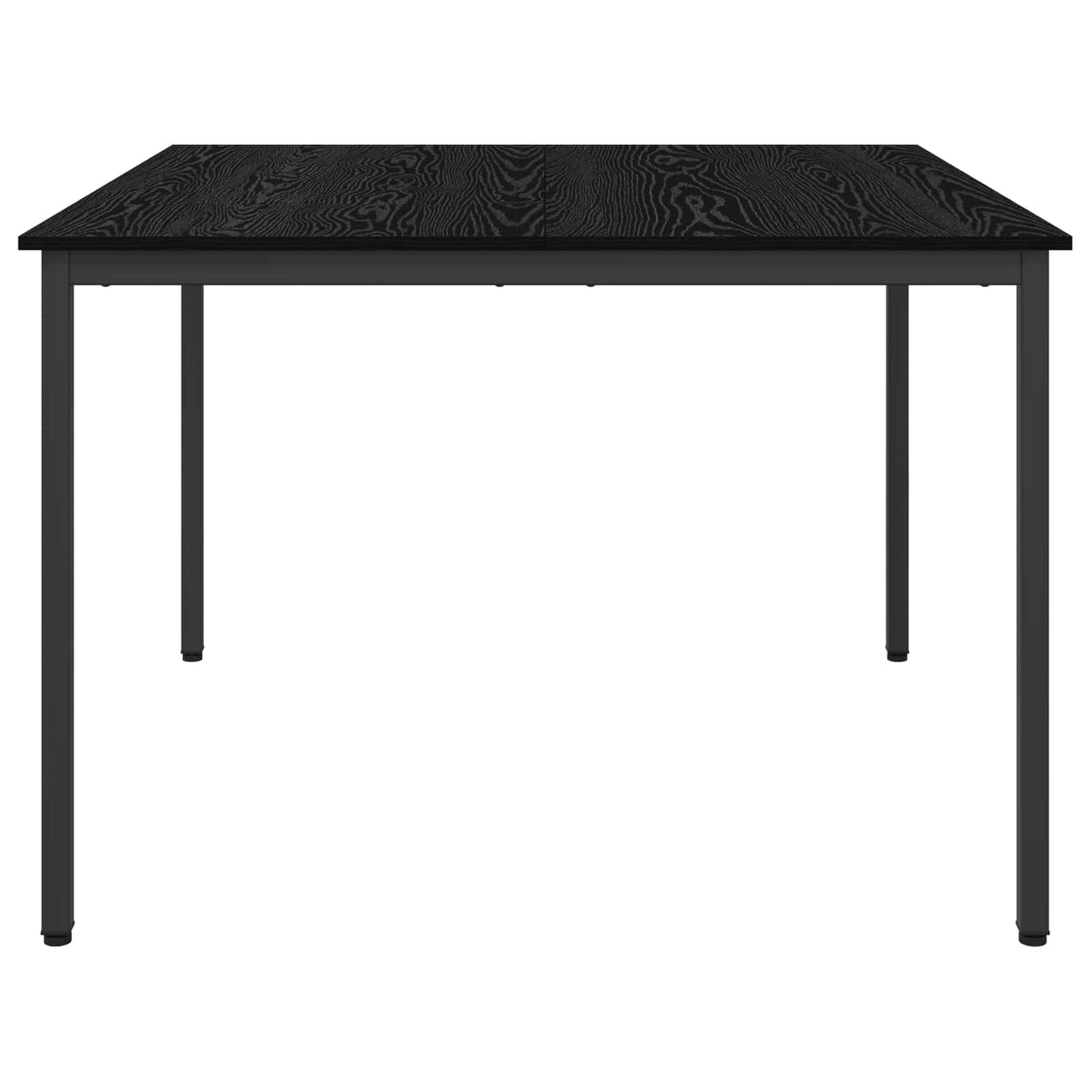 Dining Tables 110 x 110 x 75 cm Engineered Wood Black Oak