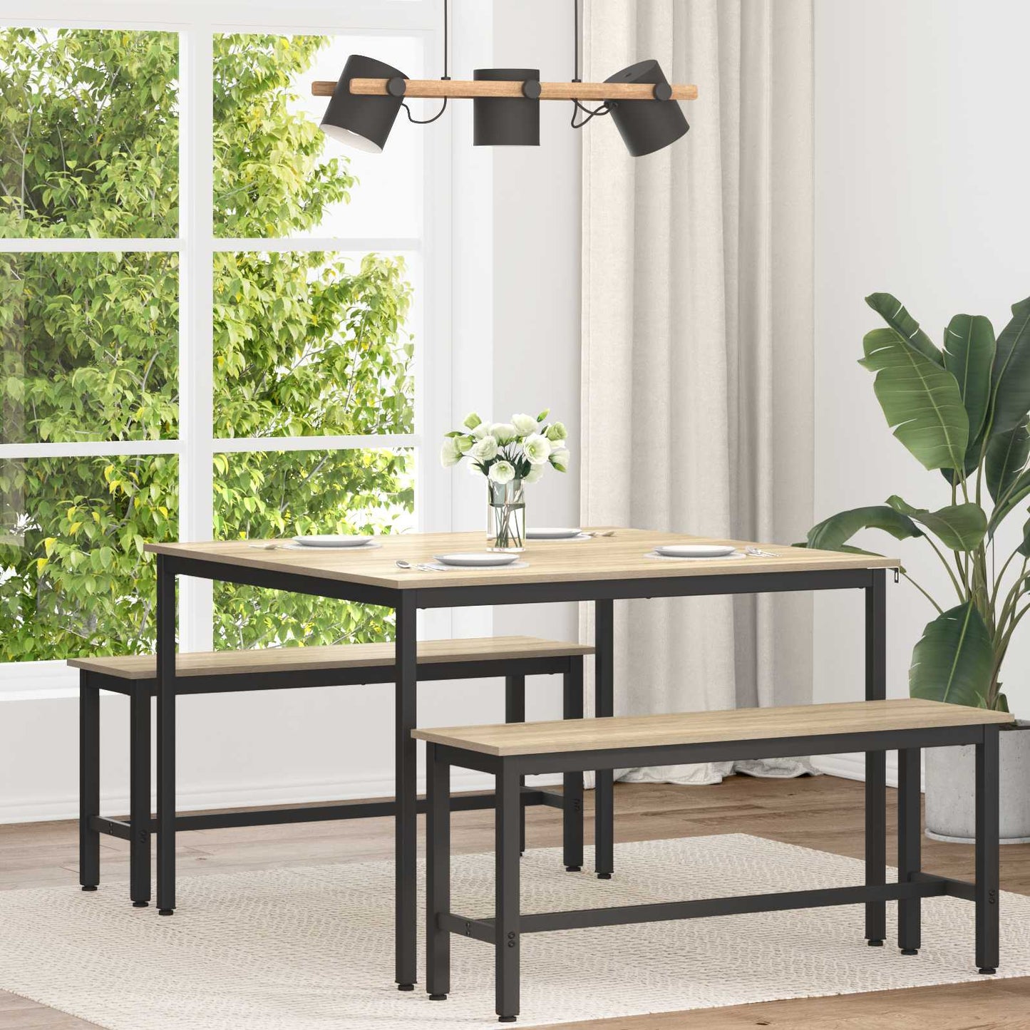 Dining Tables 110 x 110 x 75 cm METAL