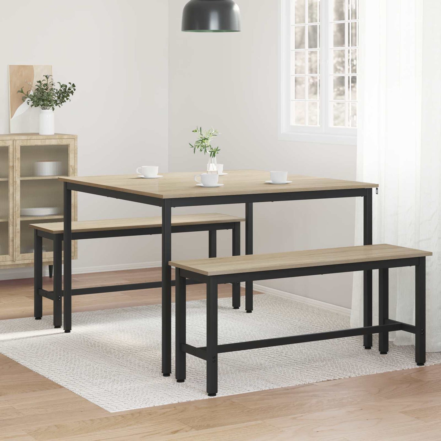 Dining Tables 110 x 110 x 75 cm Engineered Wood Sonoma Oak