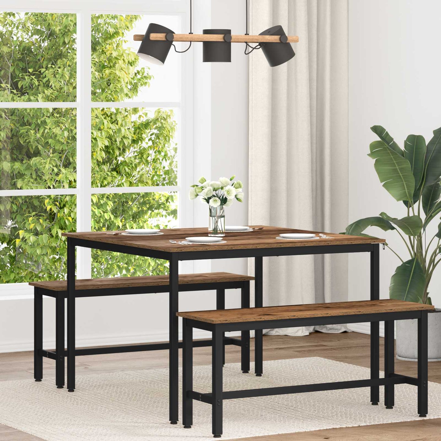 Dining Tables 110 x 110 x 75 cm Engineered Wood Oak Wood