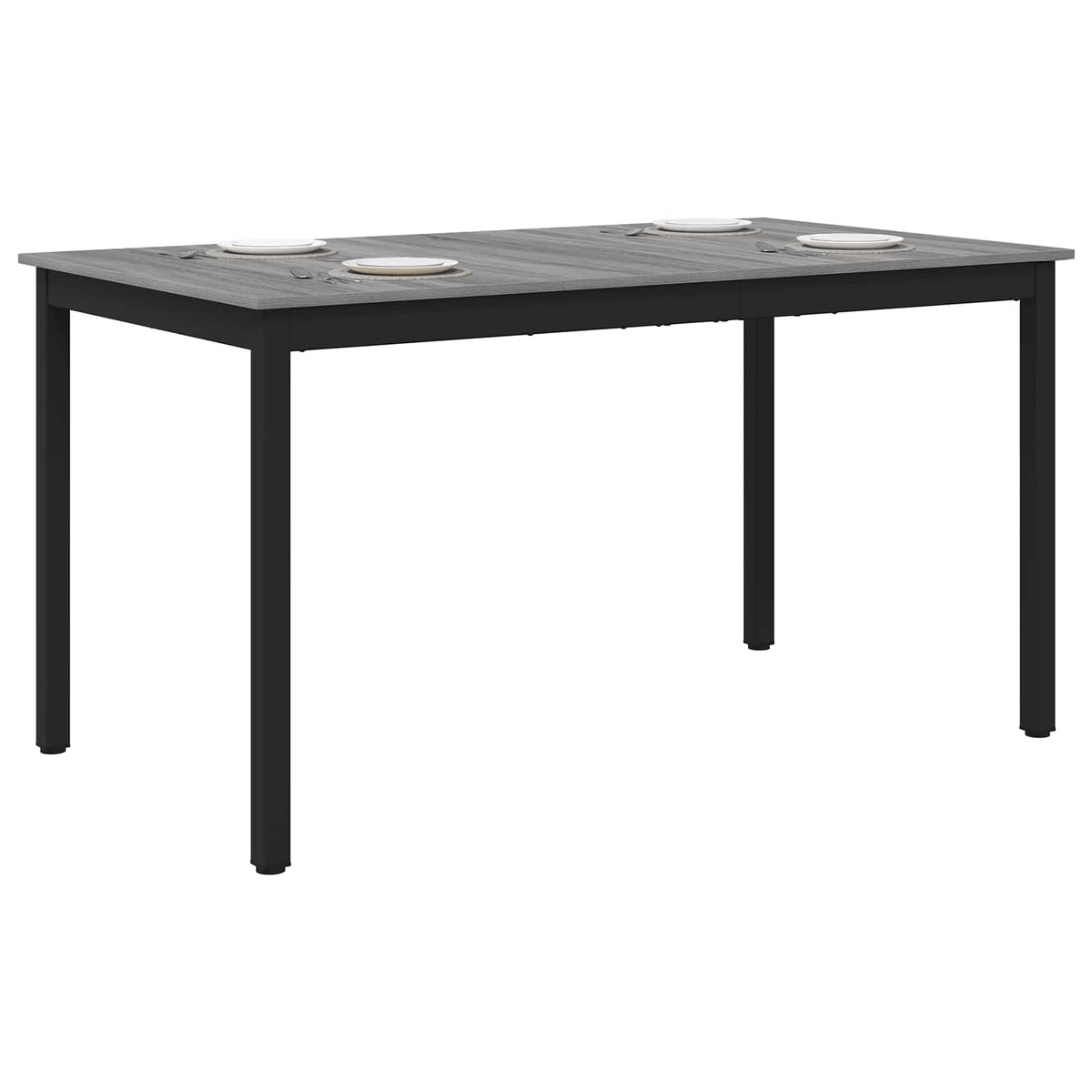 Dining Tables 140 x 80 x 75 cm Engineered Wood Grey Sonoma