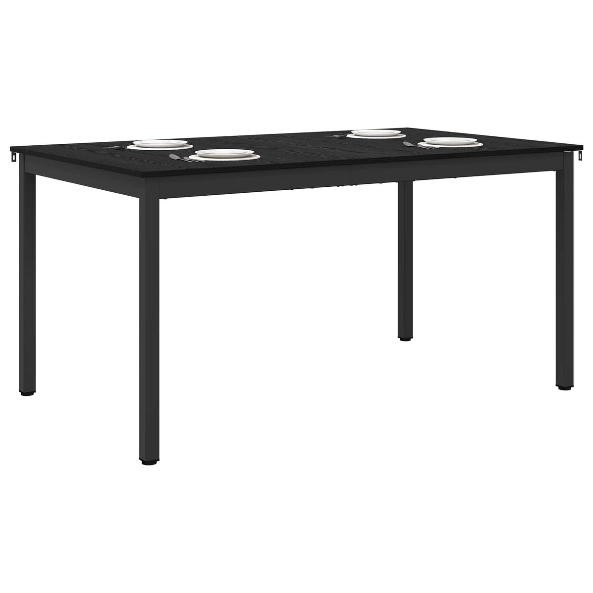 Dining Tables 150 x 90 x 75 cm Engineered Wood Black Oak