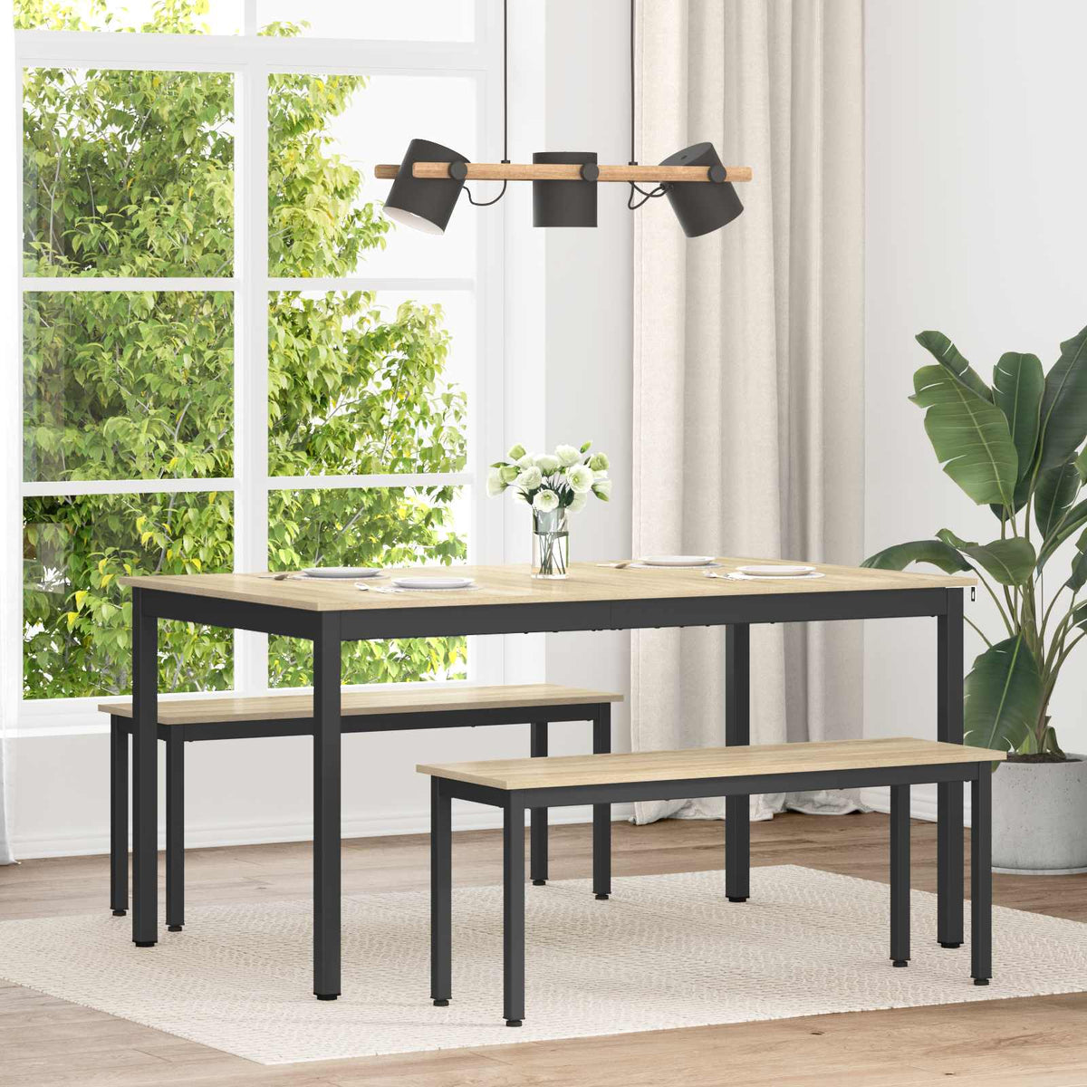 Dining Tables 150 x 90 x 75 cm Engineered Wood Sonoma Oak
