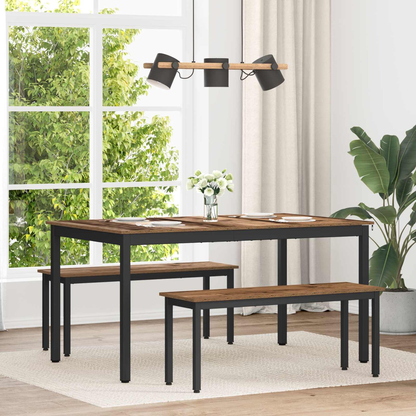 Dining Tables 150 x 78 x 75 cm METAL